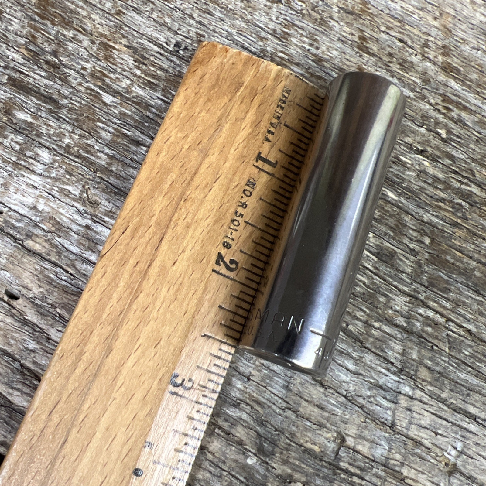 CRAFTSMAN 3/8” Drive 1/2” Deep well 12 point Socket 43312 Inverted “G1” USA VGC