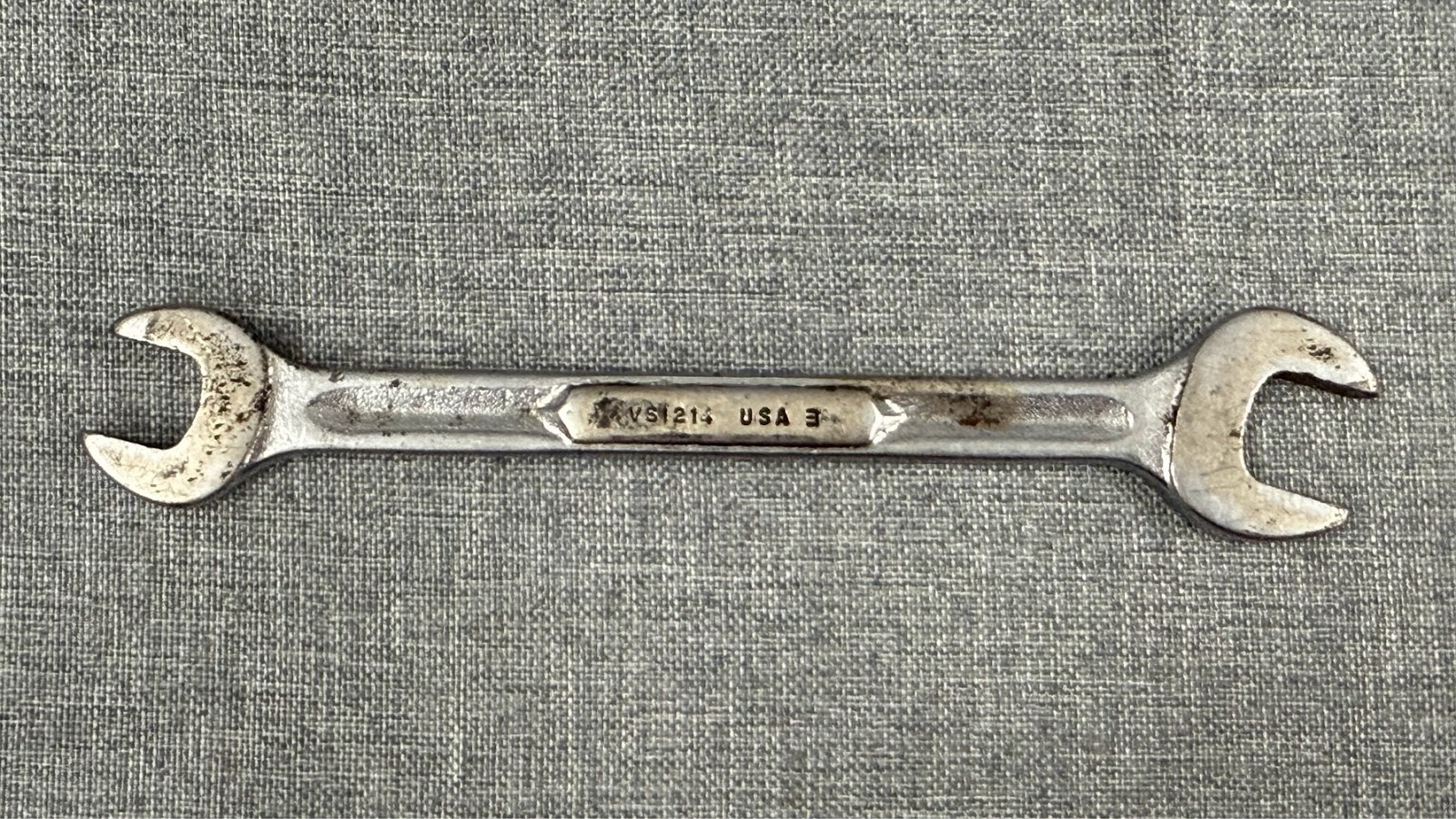 SNAP ON TOOLS VS1214 3/8″ x 7/16″ MADE IN USA OPEN END WRENCH, FREE SHIPPING