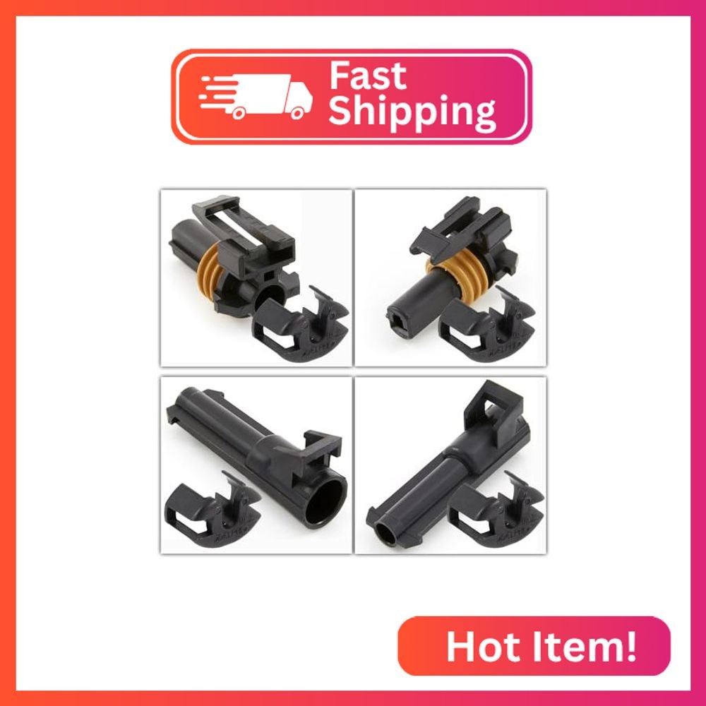 3-Pack (1-PIN) 30Amp Metri-Pack Waterproof Connector Terminals and Seals 12-10aw