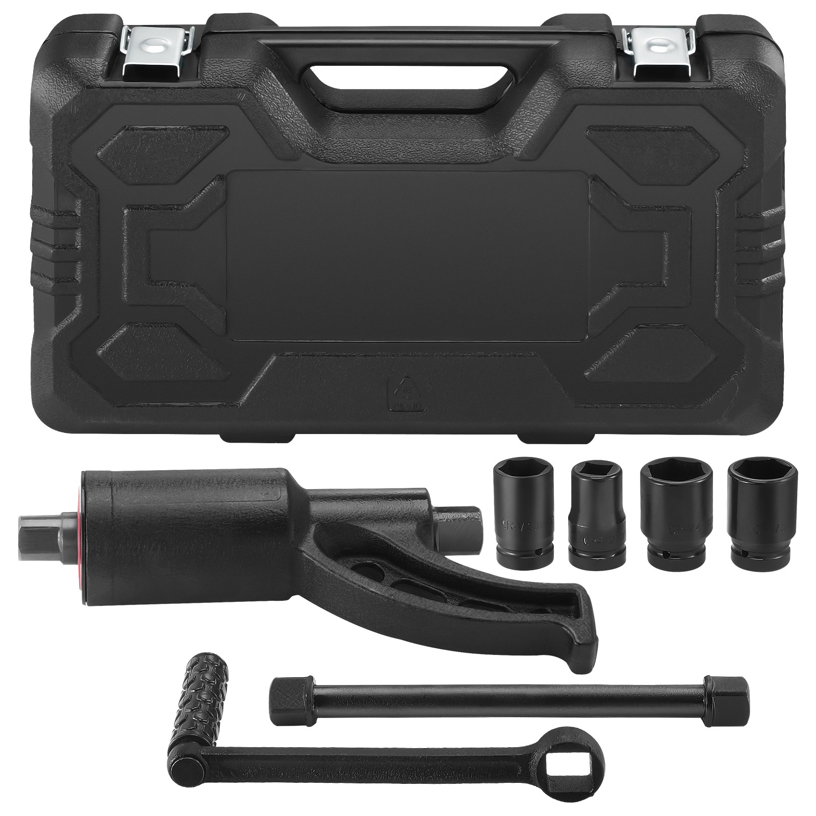 VEVOR Torque Multiplier Wrench Set 1″ Drive 1:58 Lug Nut Remover with 4 Sockets