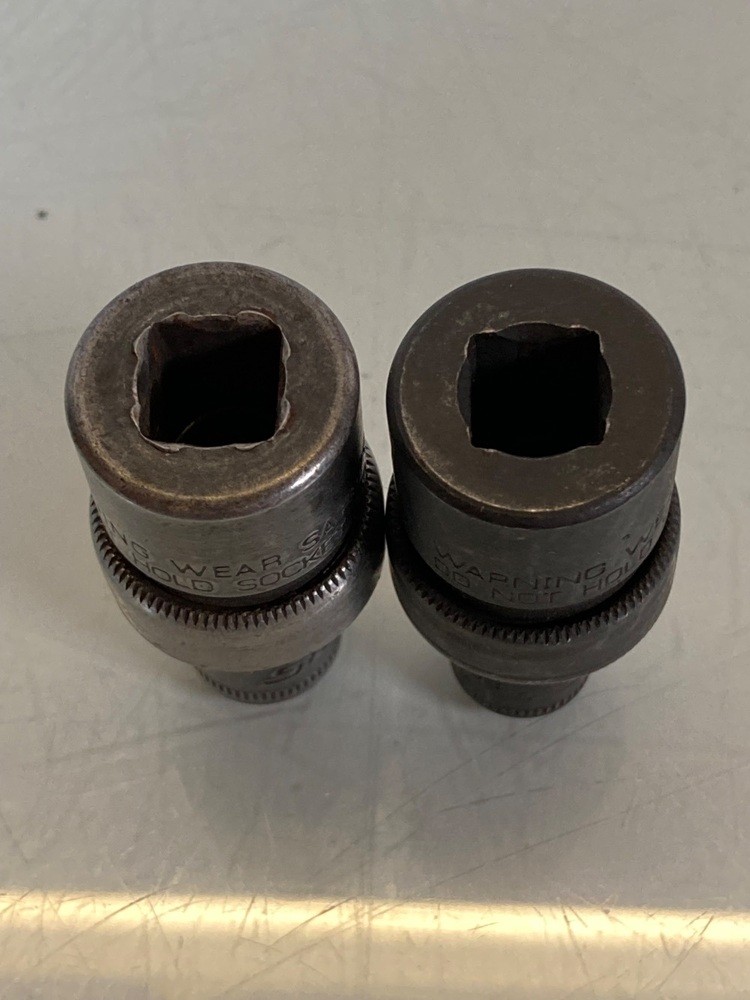 Snap-on 3/8″ 212IPFM Drive 6 Point Metric Swivel Impact Socket Set 11PC 9mm-19mm