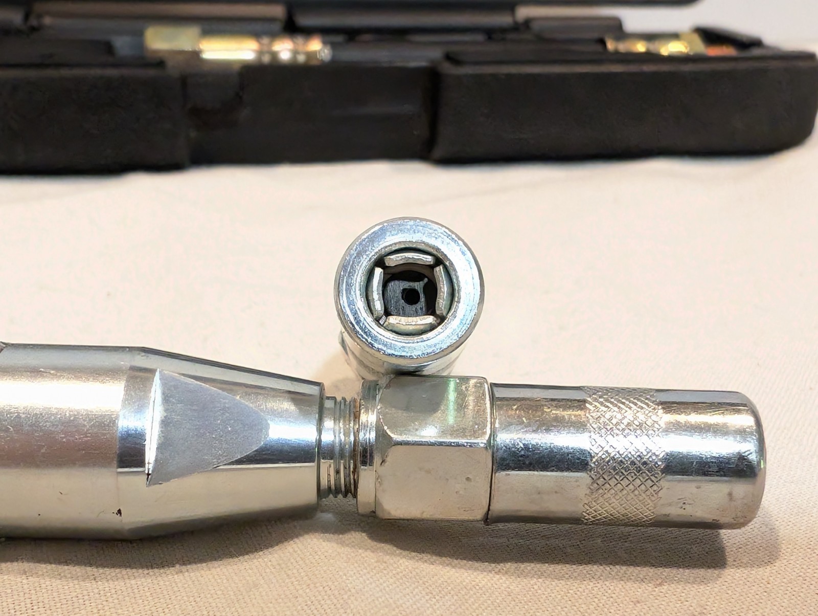 MAC GJ100 Grease Joint Rejuvenator Clearing Tool w/Case, Flex Hose, Adapter READ
