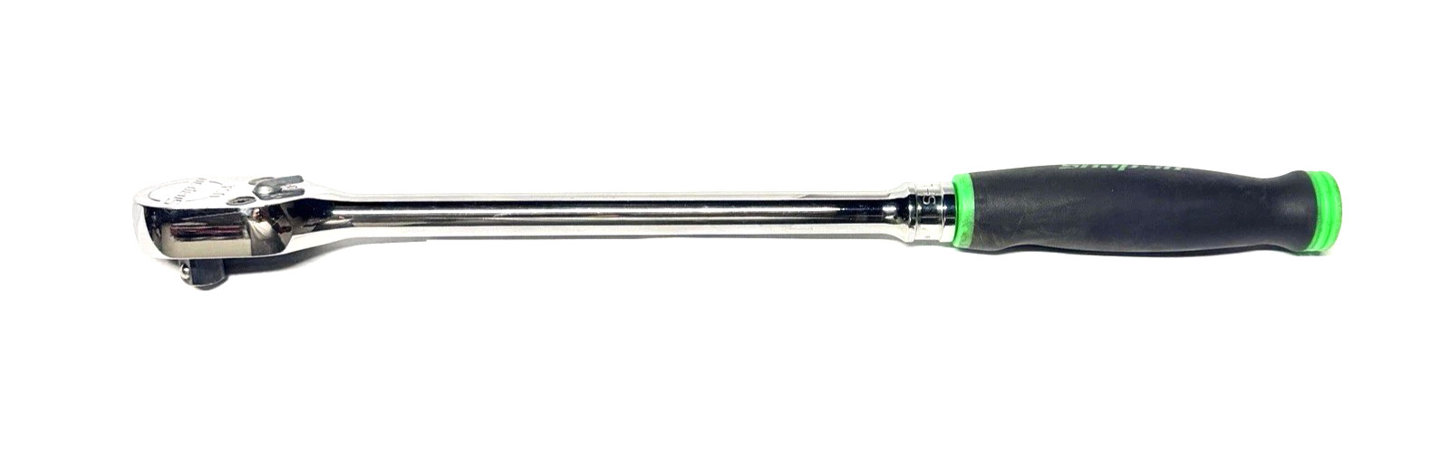New Snap-on™ 1/2″ Drive Green Soft Grip Ratchet SHL80A Dual 80™ Tech 15″ Long