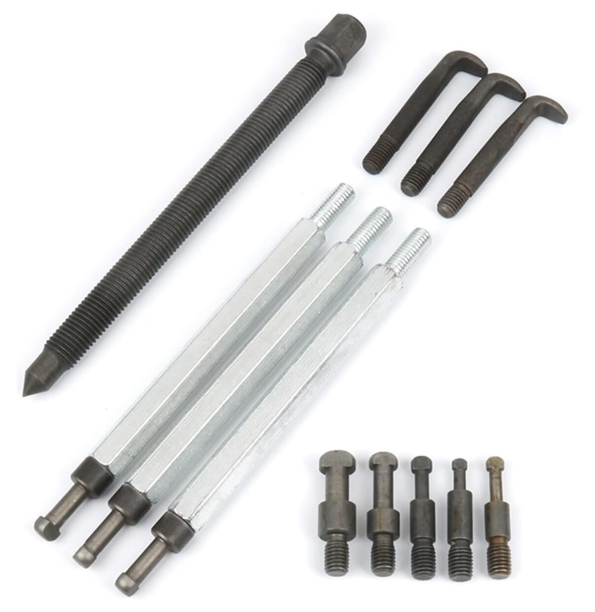 21 in1 Bearing Disassembly Puller Inner Hole Removal Tool Three-jaw Puller Set