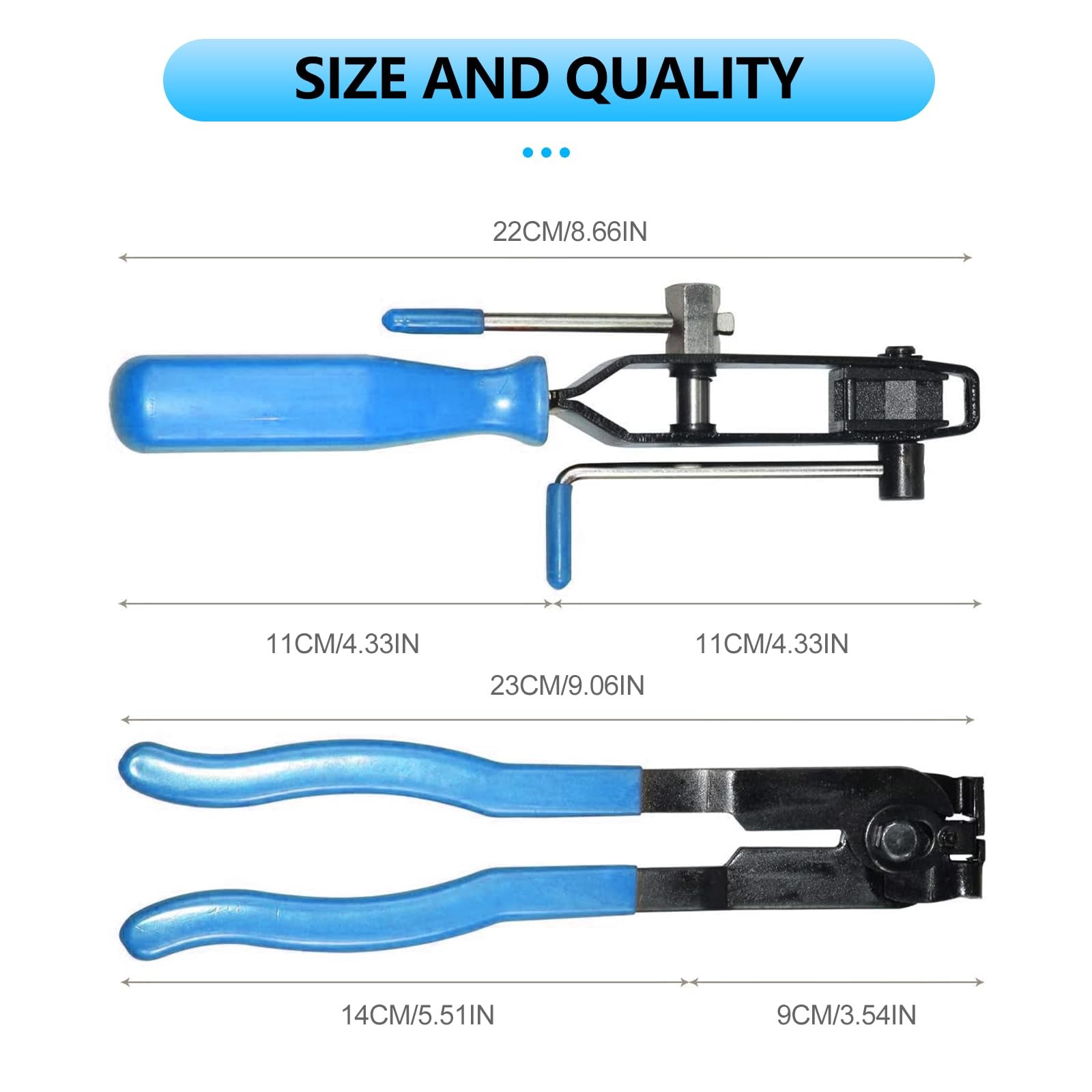 CV Joint Axle Boot Clamp Pliers, Automotive Clamps Tool Set, Blue