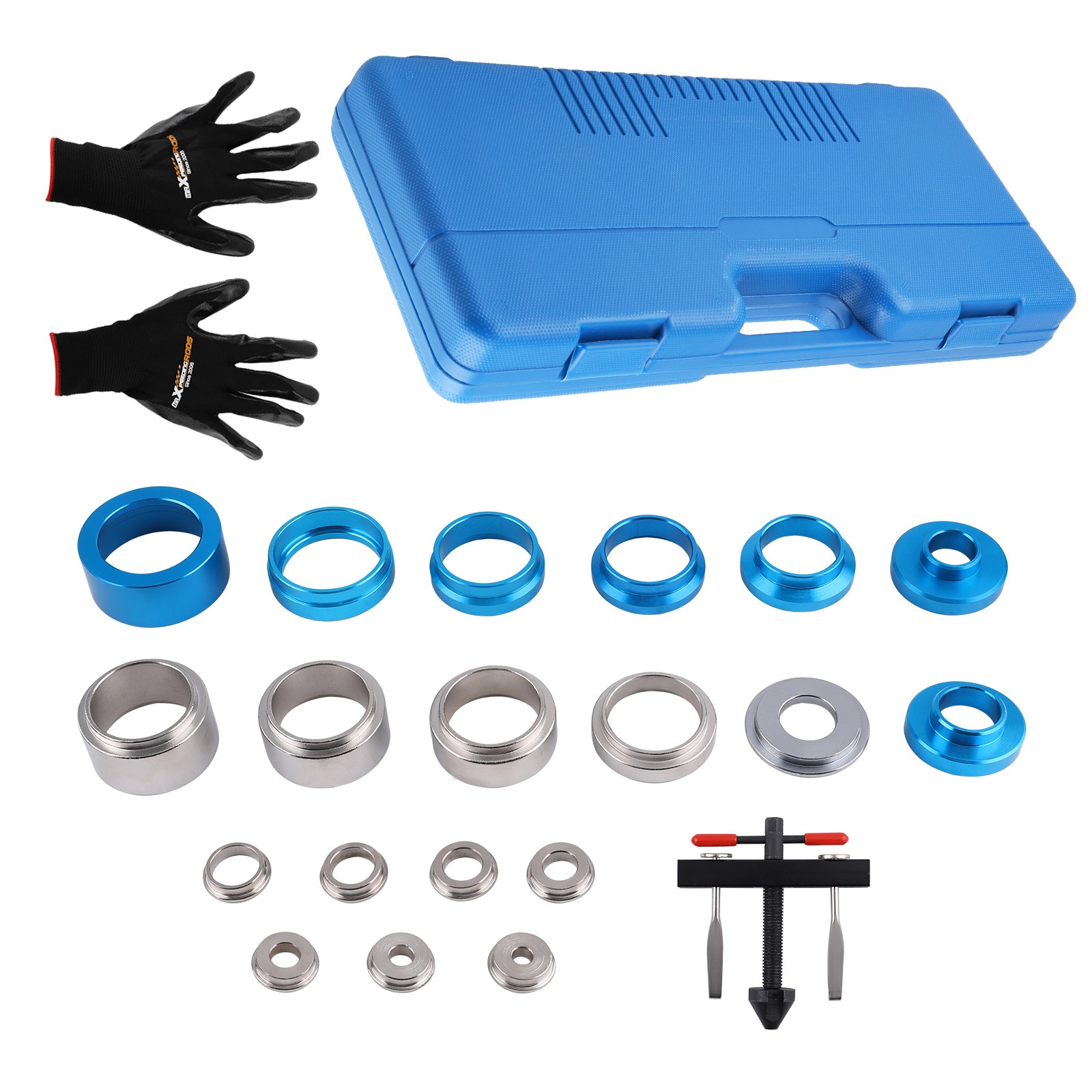 22pcs Crankshaft Camshaft Oil Seal Remover Installer Puller Adapters Tool Kit