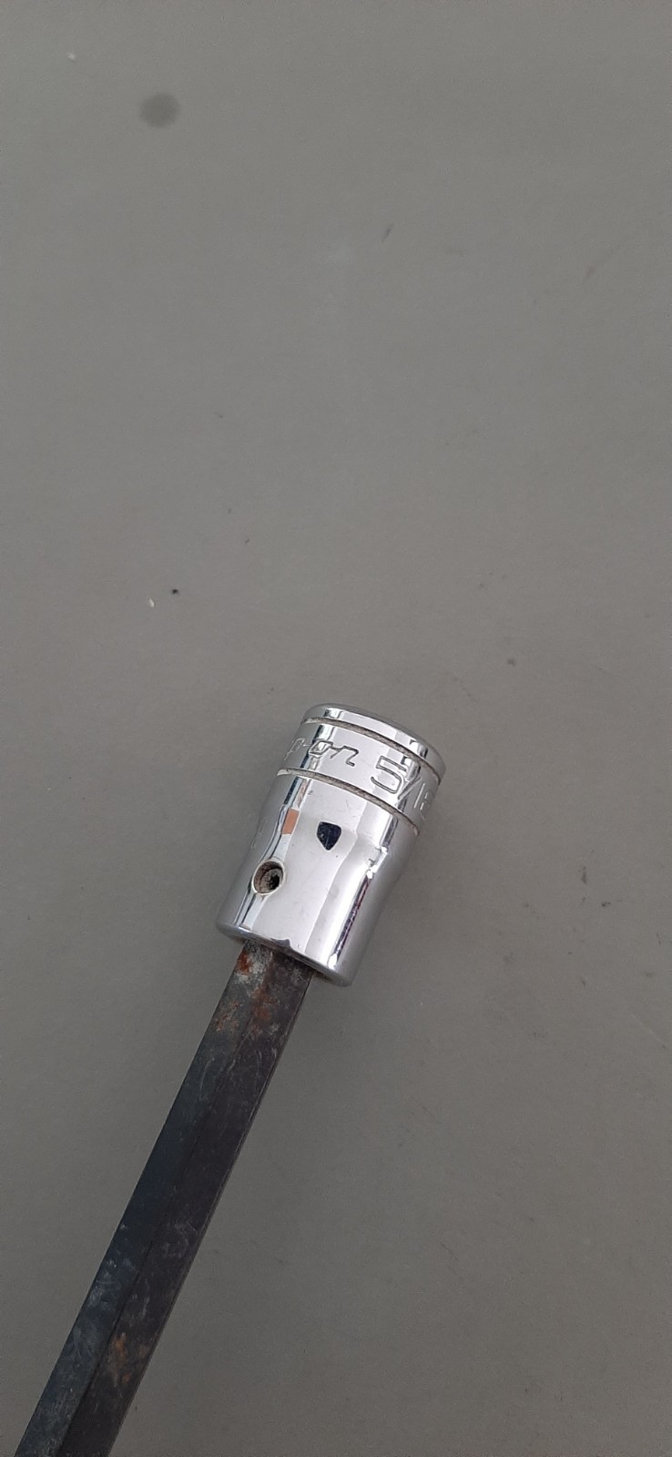 Snap-On USA 5/16″ FA10L 3/8″ Drive 5″ Long Shank Hex Bit Driver Socket Engraved
