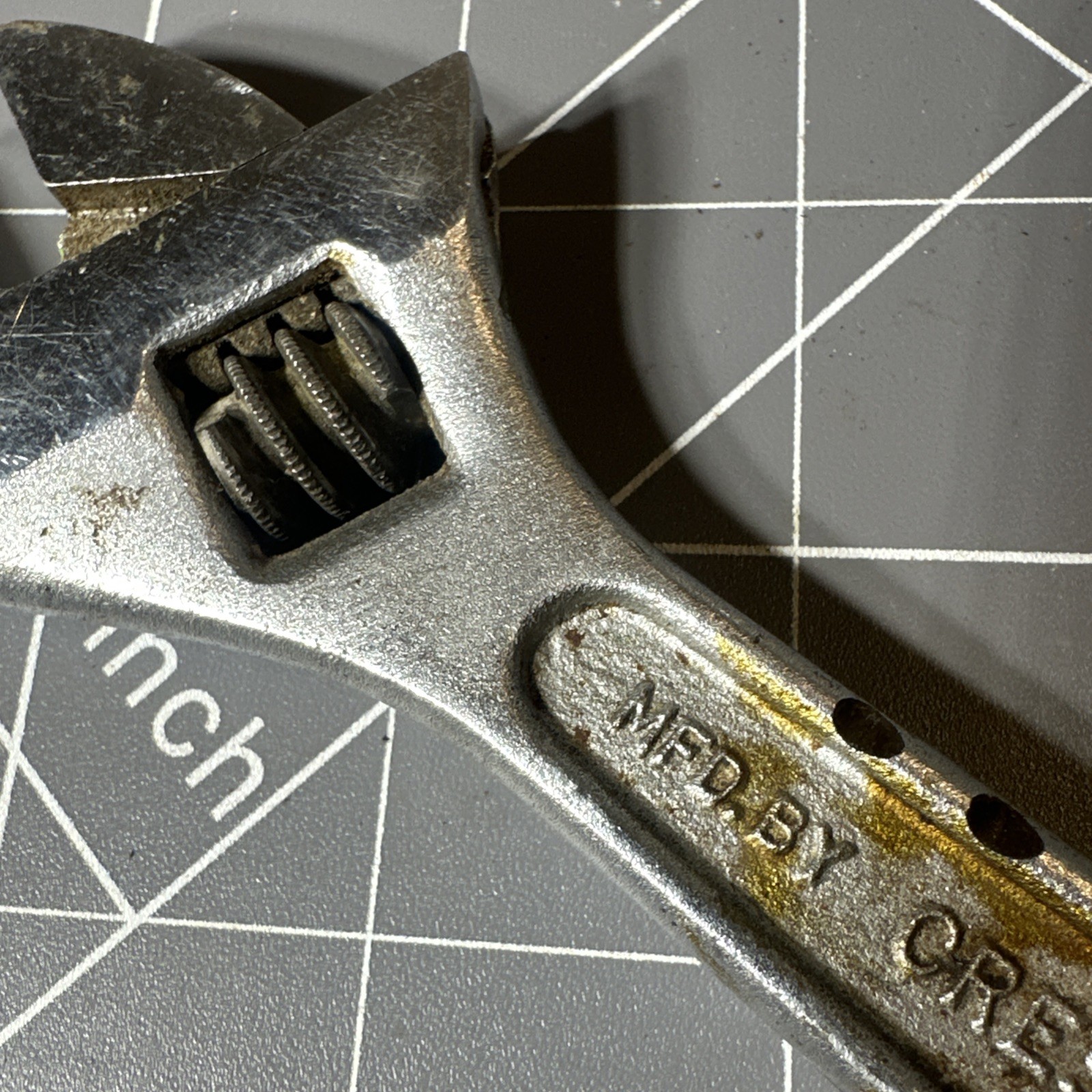 Crescent 8″ Adjustable Wrench USA Original Crestoloy Vintage