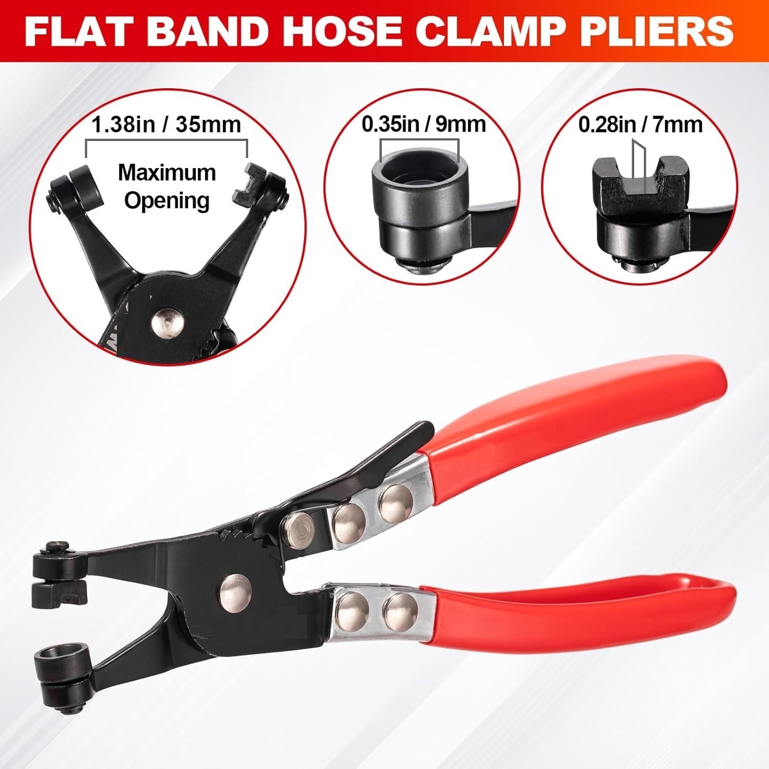 6pcs Fuel Line Pliers Set Hose Clamp Removal Tool Automotive Repair Kit