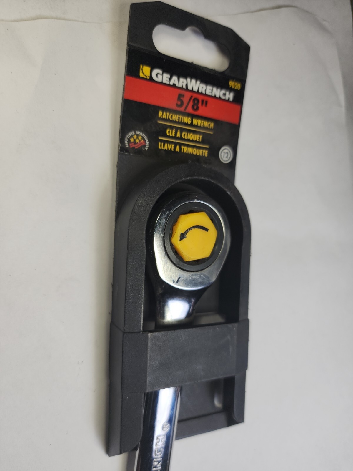 GearWrench 5/8 in. X 5/8 in. 12 Point SAE Ratcheting Combination Wrench