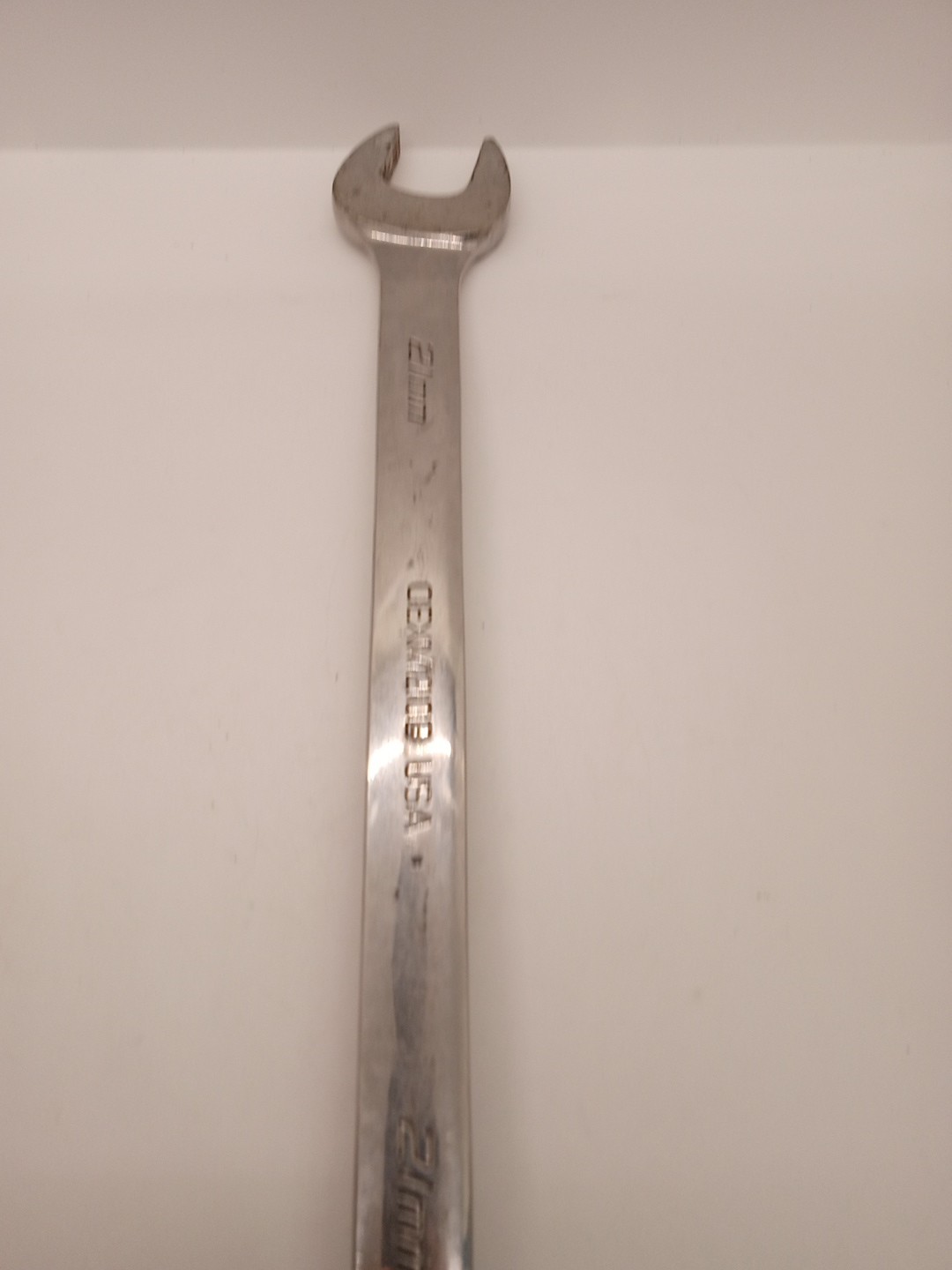 Snap-On Metric 12 Point 21mm #OEXM210B Open Box End Combination Wrench