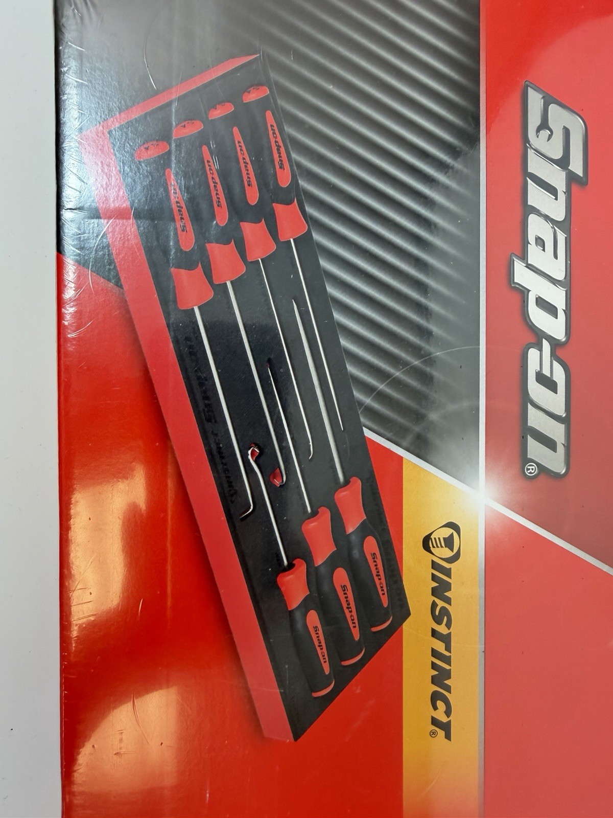 NEW Snap on SGLAS01FSETFR 7pc RED Soft Grip Heavy-Duty Foam Pick Set NEW SEALED