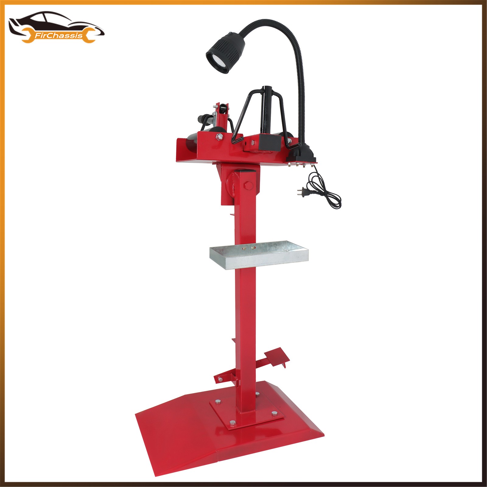 Manual Car Tire Spreader Tire Changer Repair Tires Tool Heavy Duty w/ Led Light