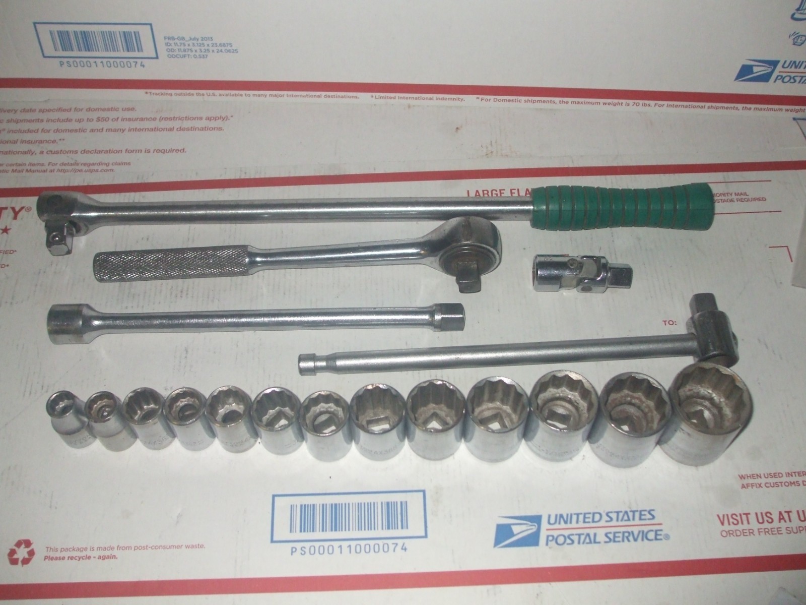 DAYTON 1/2″ DRIVE SAE SOCKET SET + RATCHET BREAKER BAR EXTENSION THORSON SWIVEL