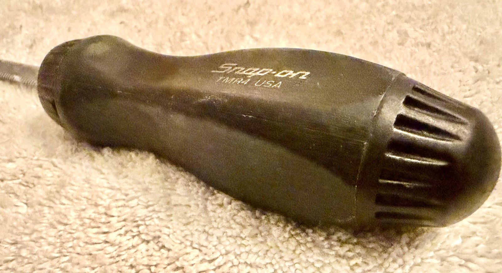 Snap-on TMR4 1/4″ Ratcheting Driver Black Hard Handle + 8mm TMM8 10mm TMM10 Sock