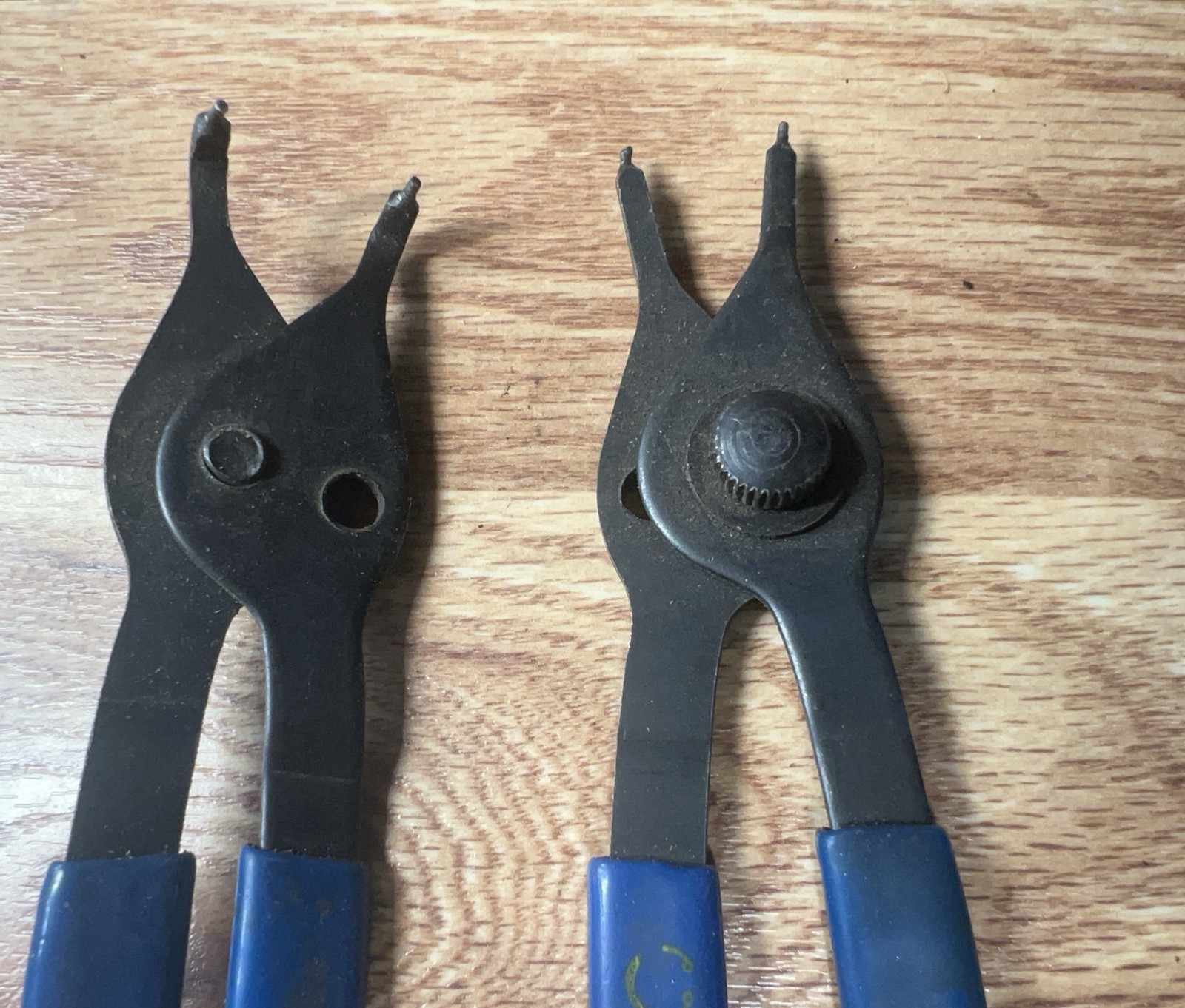 Vintage Continental Tools 4 Pieces Snap Ring Pliers Blue SRP-4 In Pouch