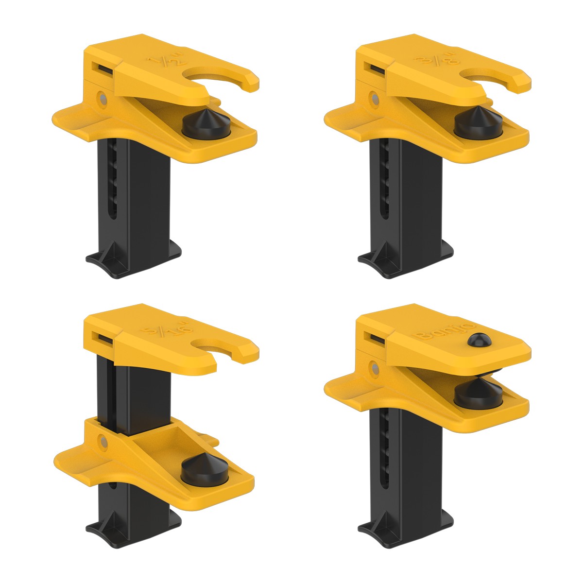 4X Car Brake Line Clamp Kit Leakproof Fluid Line Stopper Tool 1/2» 3/8» 5/16»