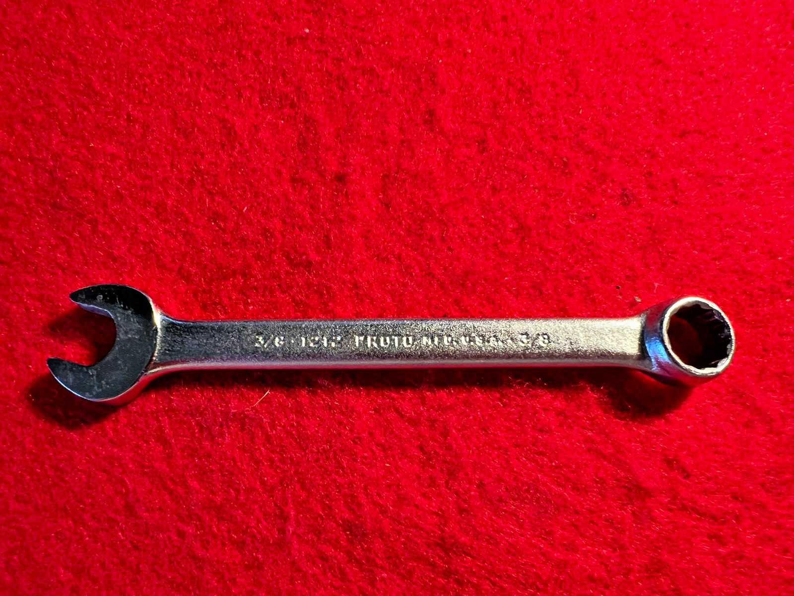 Proto 3/8″ Combination Wrench 1212 Open-ended, Box End MFD U.S.A. 12 Point