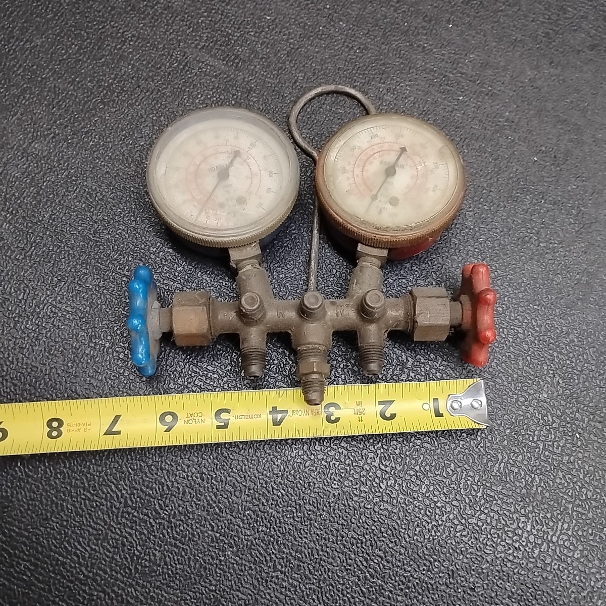 Vintage Robinair A/C Air Conditioner Analog Manifold Guages, UNTESTED