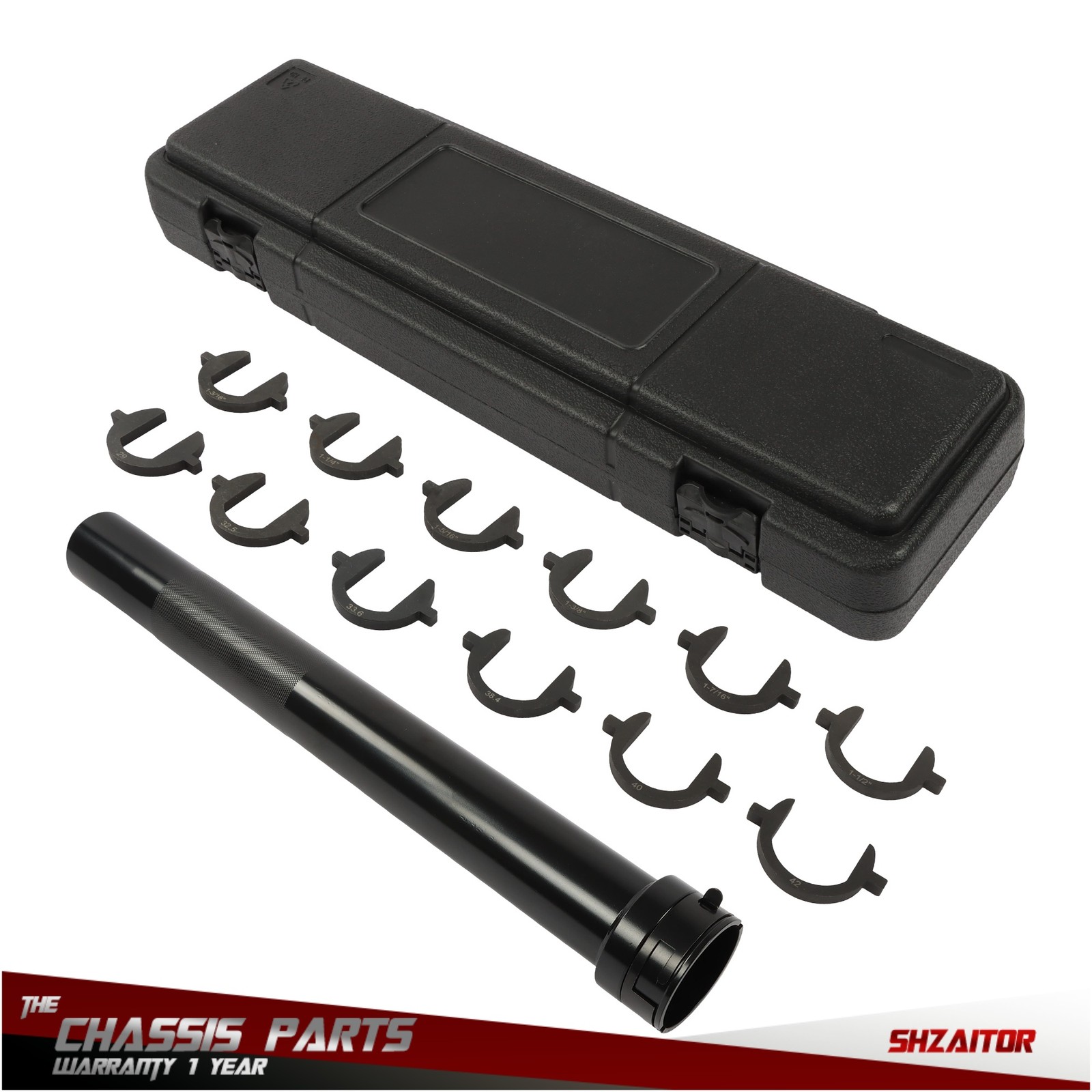 13pc Inner Tie Rod Removal Installation Tool Set with 12 SAE Metric Adaptors New