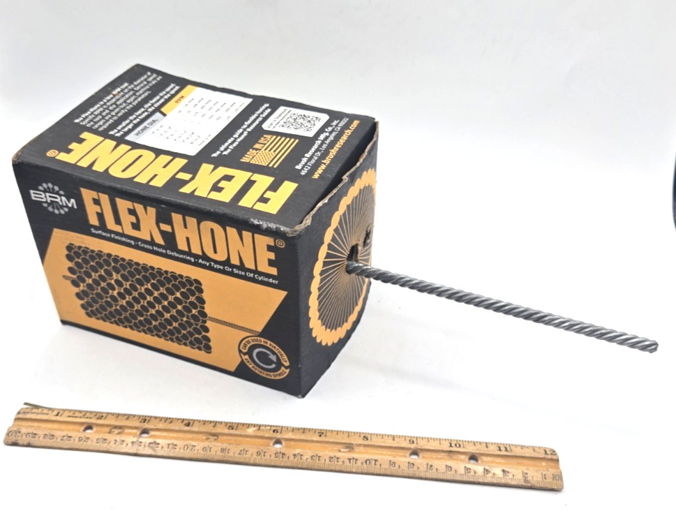 *NEW* Brush Research GBD31218 FLEX-HONE 30/2″ (89mm) Cylinder Hone, 180 Grit