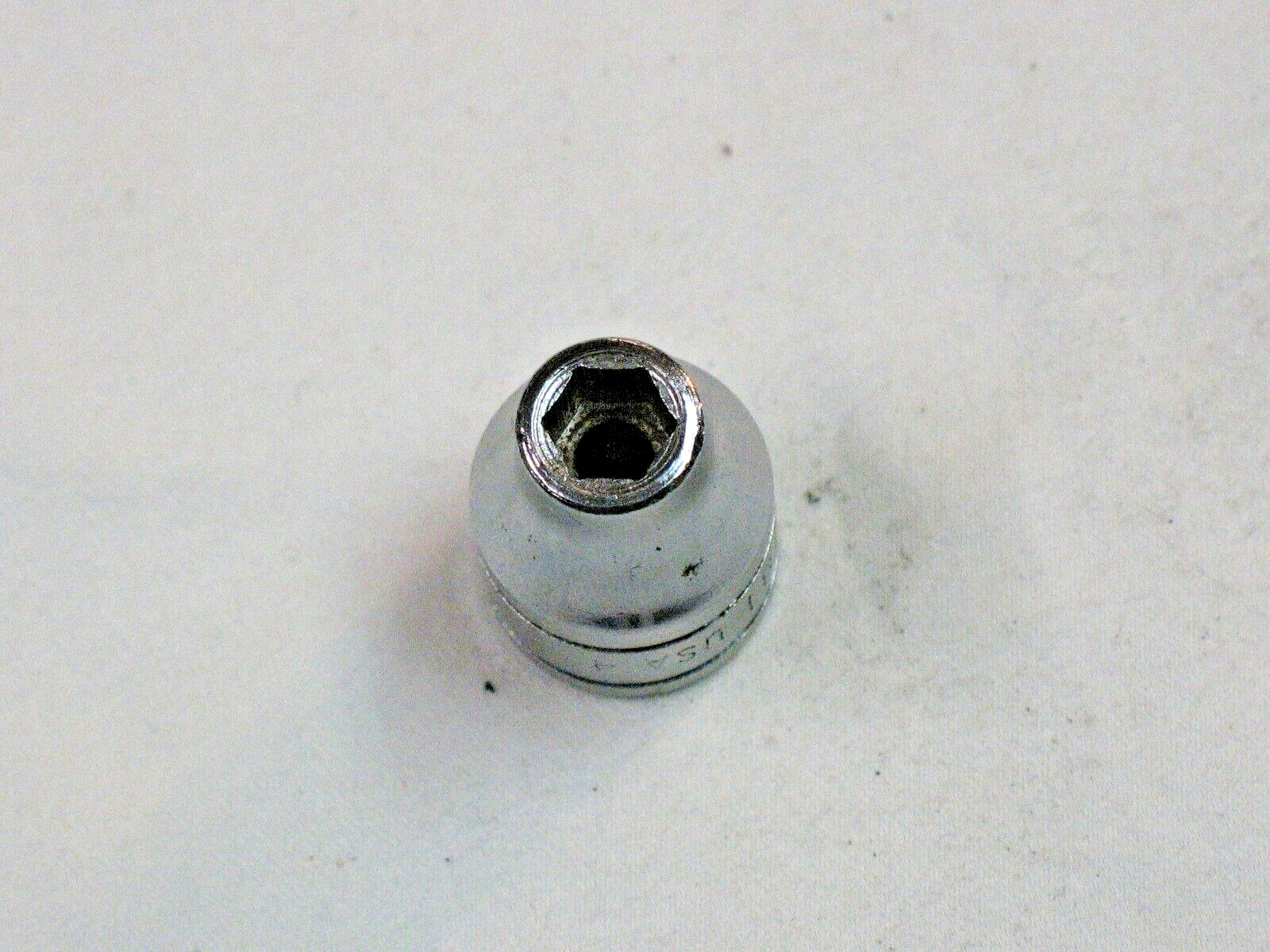 Snap On Tools 1/4″ Shallow 6 Point 3/8″ Drive Chrome Socket FS081
