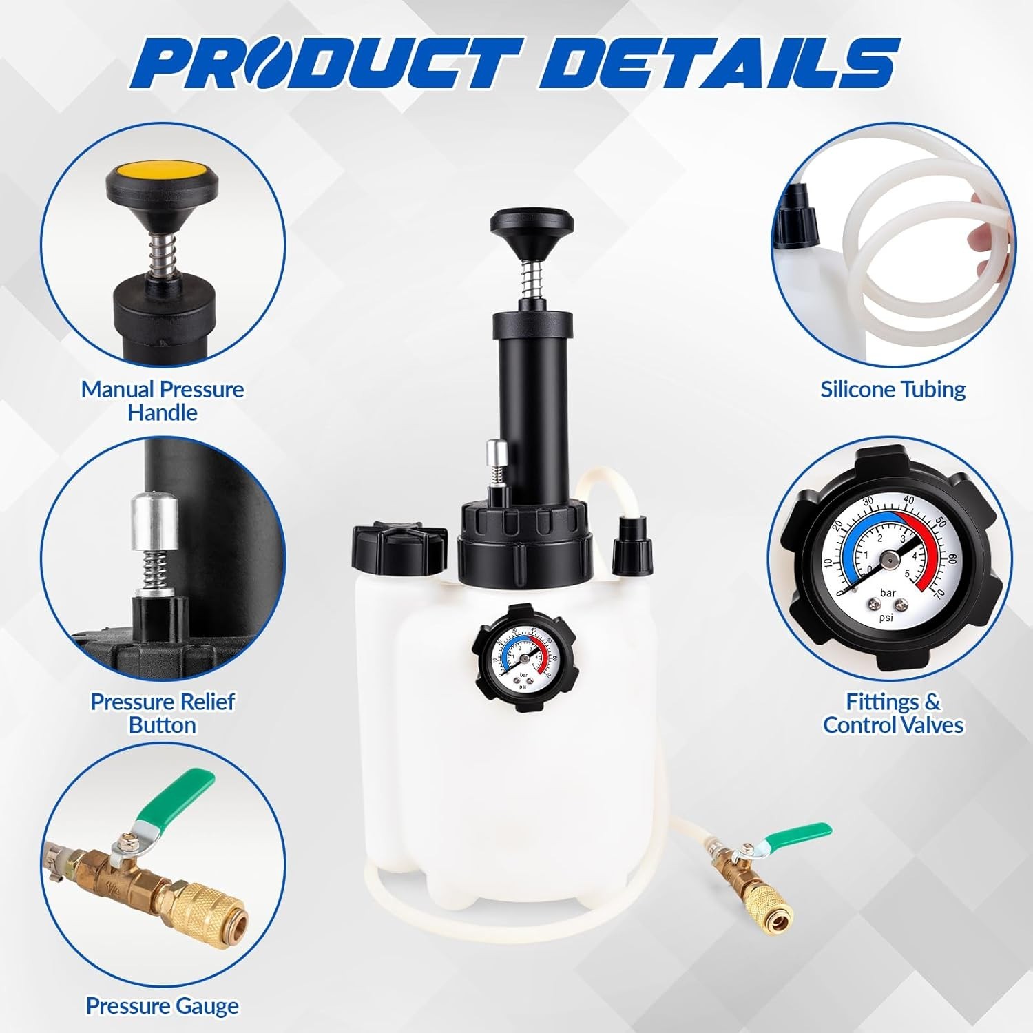 ATF Fluid Exchange Tool Kit, 3L Manual Transmission Pump for Auto Service