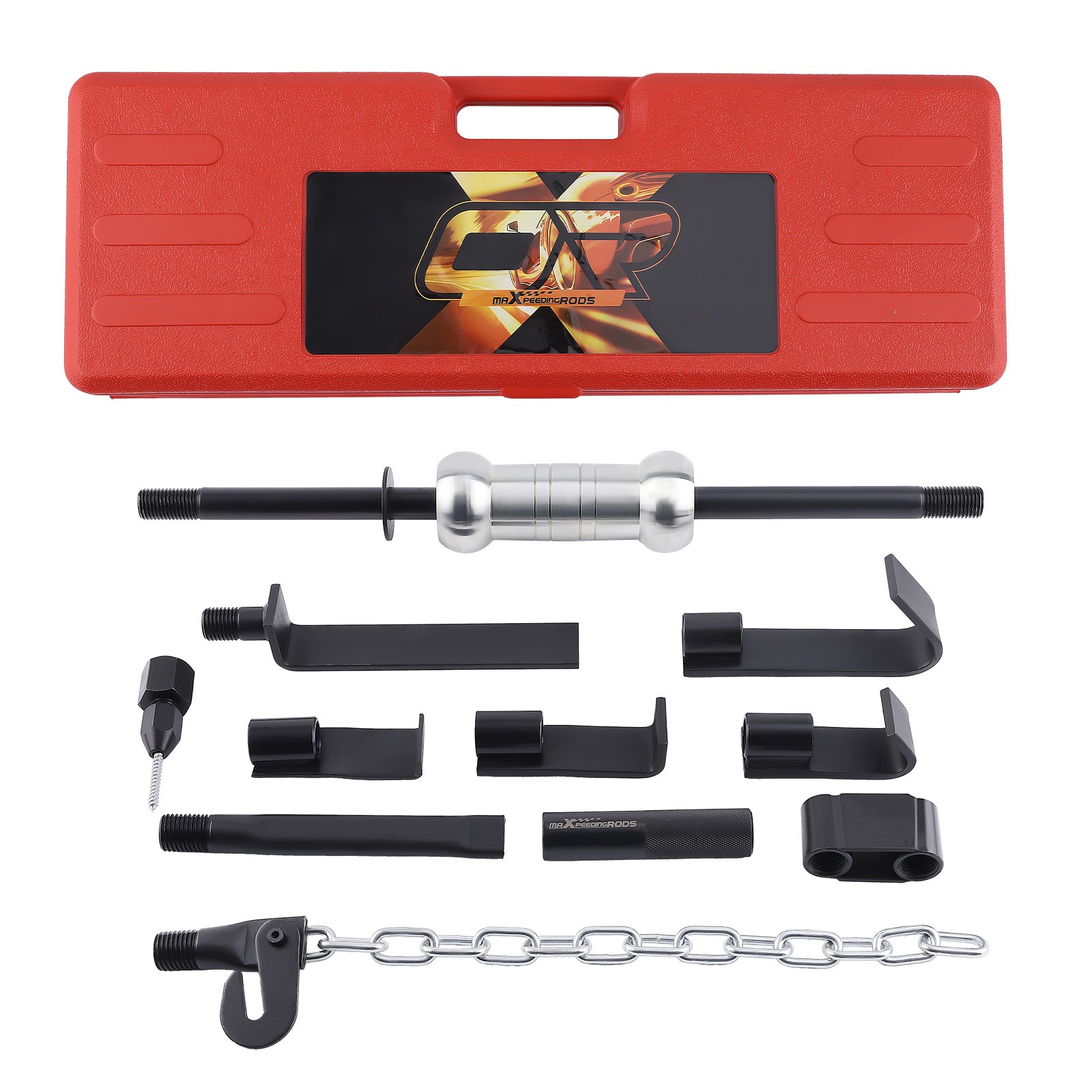 13 pcs Dent Puller 10lbs Slide Hammer Auto Body Car Repair hooks Tool Kits
