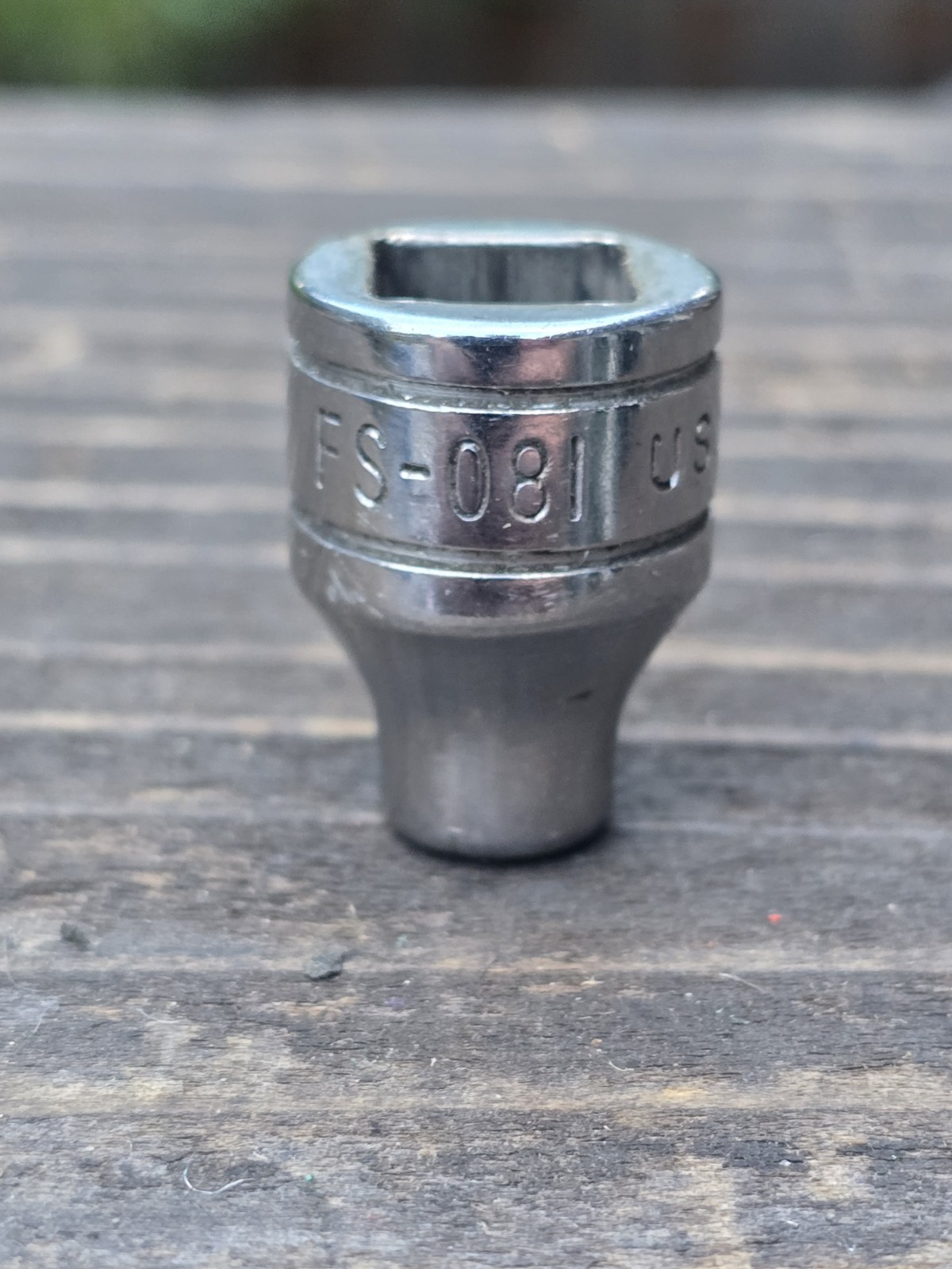 Snap On Tools FS081 3/8″ Drive 6pt Shallow Socket USA 1959
