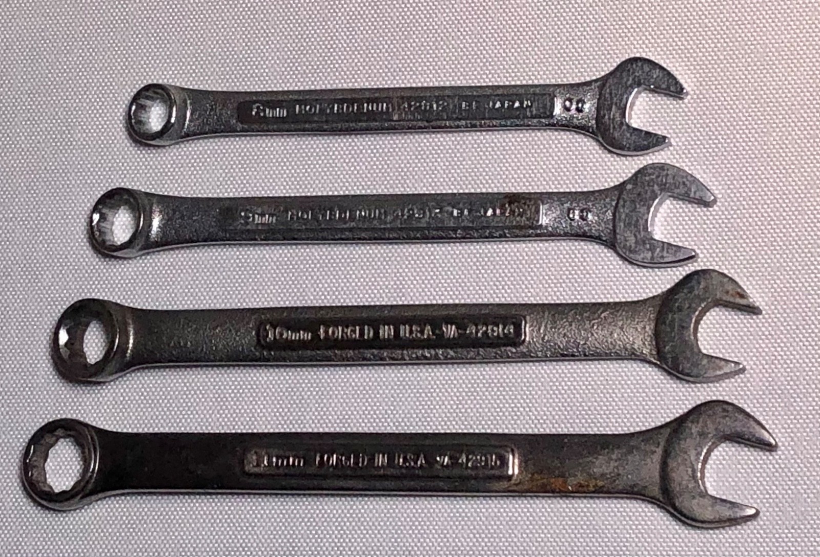 CRAFTSMAN Metric 12PT Combination Wrench Set (4-pieces) 8mm-11mm -VA- U.S.A.