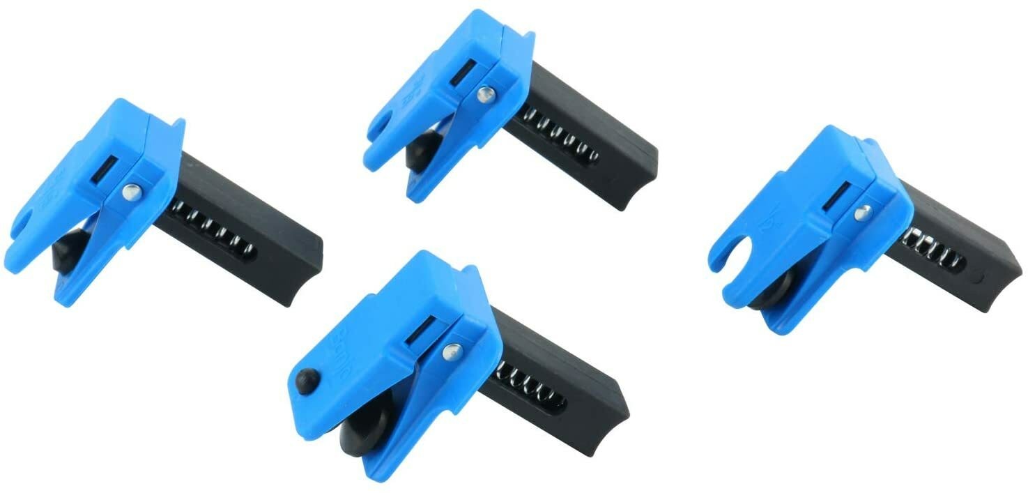 8Pcs Car Brake Line Clamp Kit Spring Load Fluid Line Stopper 3/8″ 5/16″ 1/2″