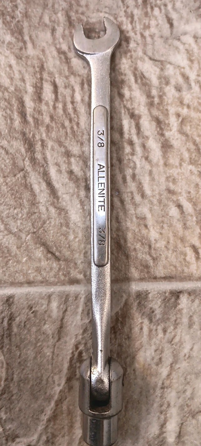 Lot Of 4 Allenite Japan Flex Head Socket Open End Combination Wrench Vintage