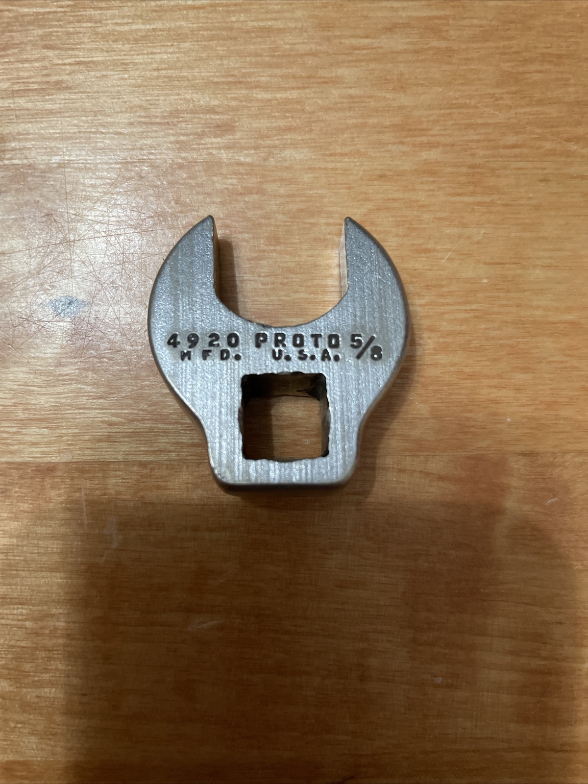 Proto 3/8” Drive 5/8” Open End Crowfoot Wrench 4920 Made In USA!