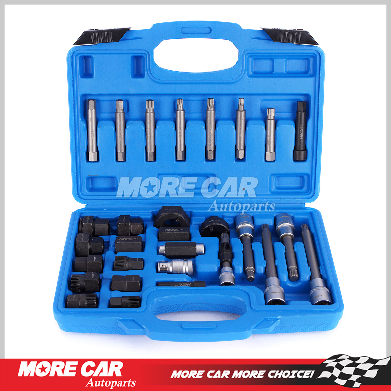 30pcs Alternator Pulley Puller Alternators Freewheel Tool Set Special Socket Set