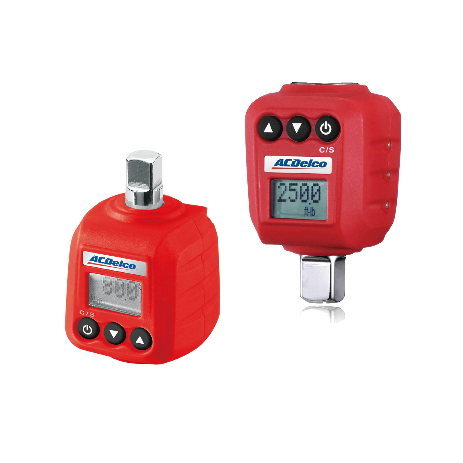 ACDelco ARM602-34A 3/8 & ½” Heavy Duty Digital Torque Adapter Combo Kit with LED