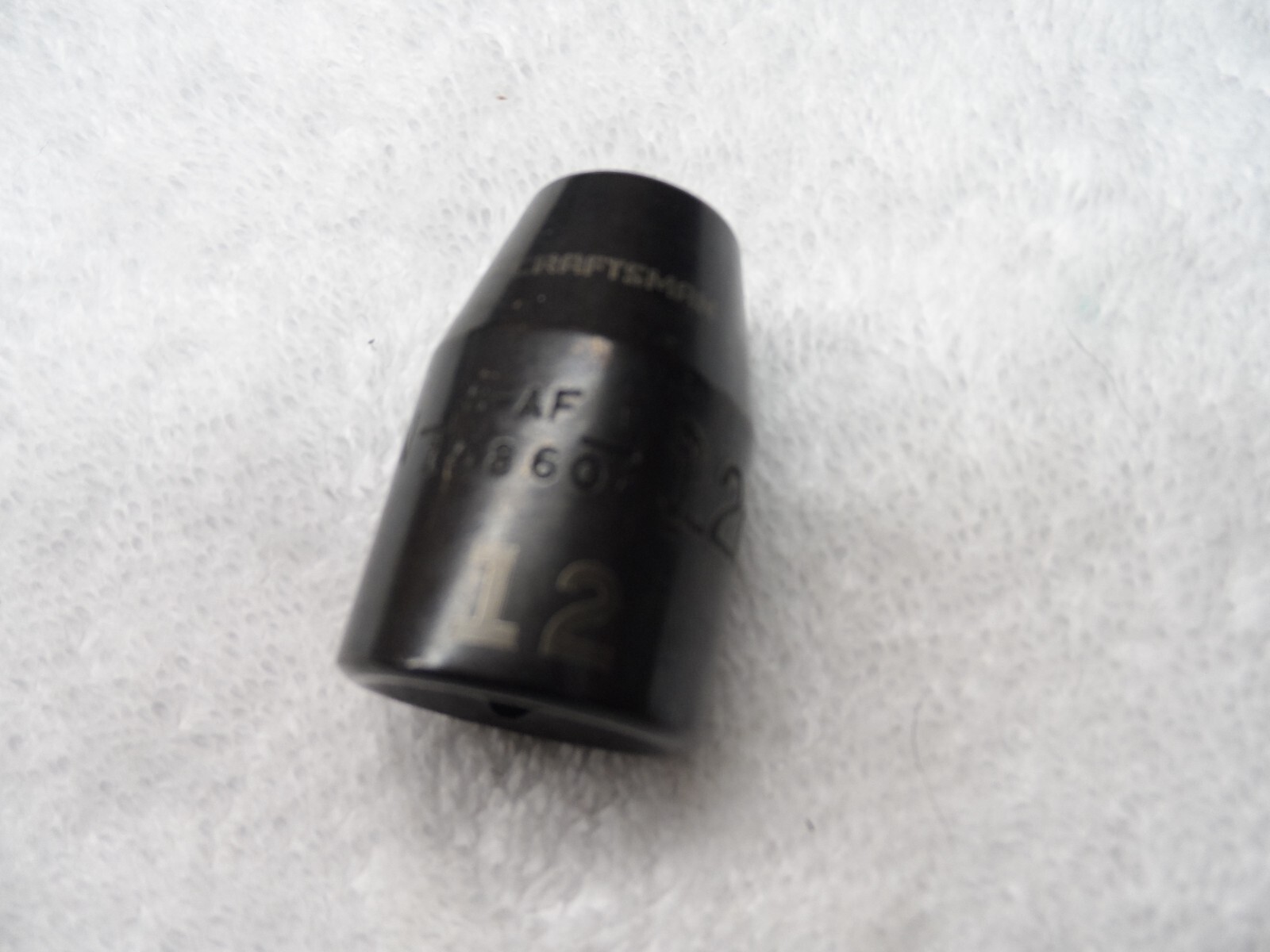 Craftsman 1/2″ Drive Impact Metric MM Shallow Socket, 12 mm Part # 15860 (loose)