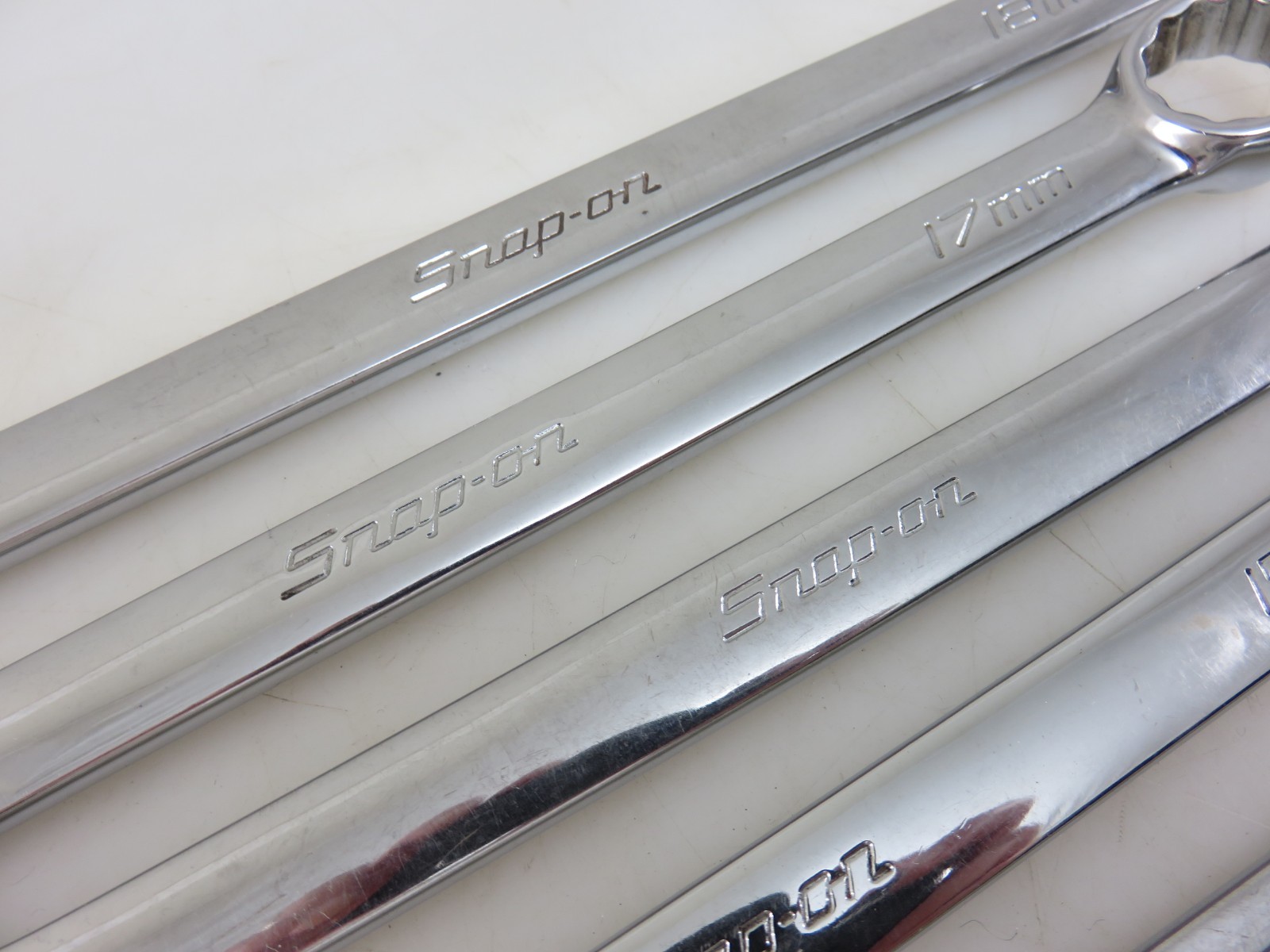 Snap-On METRIC OEXM Series Combination Wrench 9pc Set 10mm-18mm USA Made