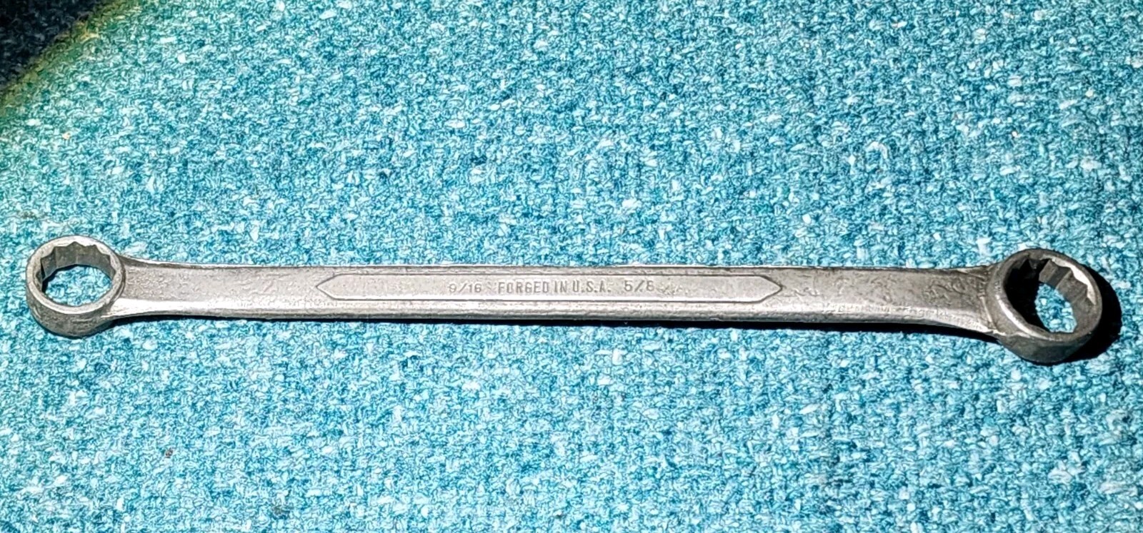 Duro-Chrome 2013 5/8″ x 9/16″ in SAE 12-point circle X box end wrench USA Made!