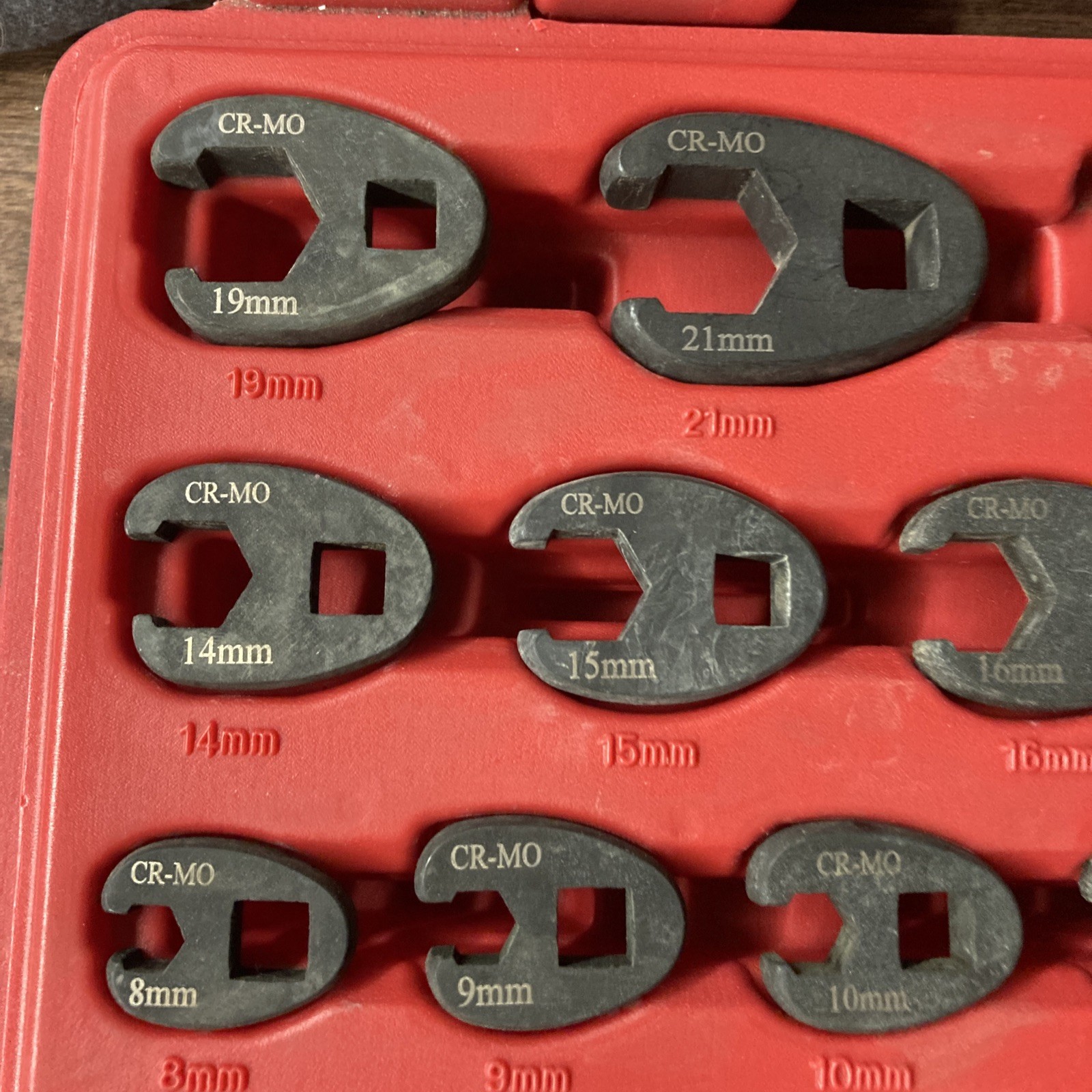 Astro Pneumatic AST 7115 – 15 Piece Professional Metric Crowfoot Wrench Set