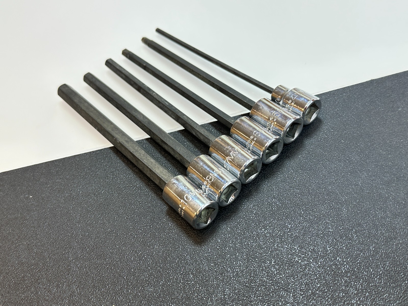 🇺🇸 Proto J4990-SMXL 6pc 3/8″ Drive Metric 4-10mm Extra Long Hex Bit Socket Set