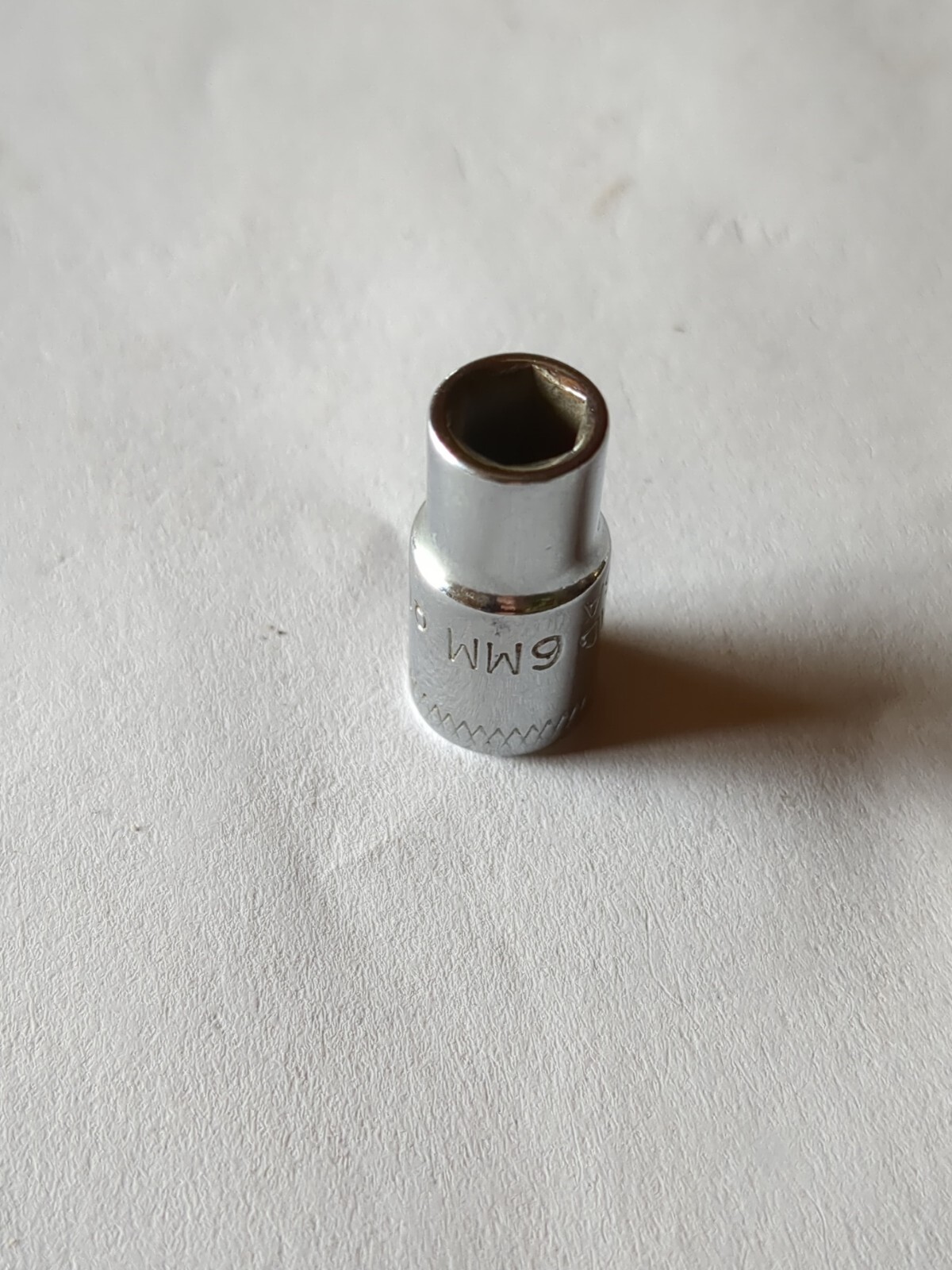 MAC M6 6MM 1/4dr. chrome 6pt.shallow socket USA