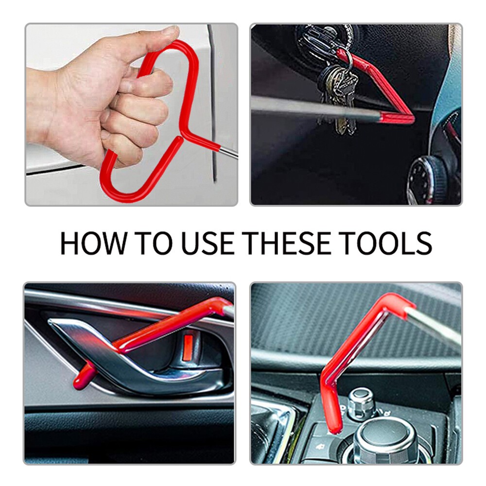 33Pcs Emergency Auto Tool Window-Car Door Entry Latching Universal Repair Kit US