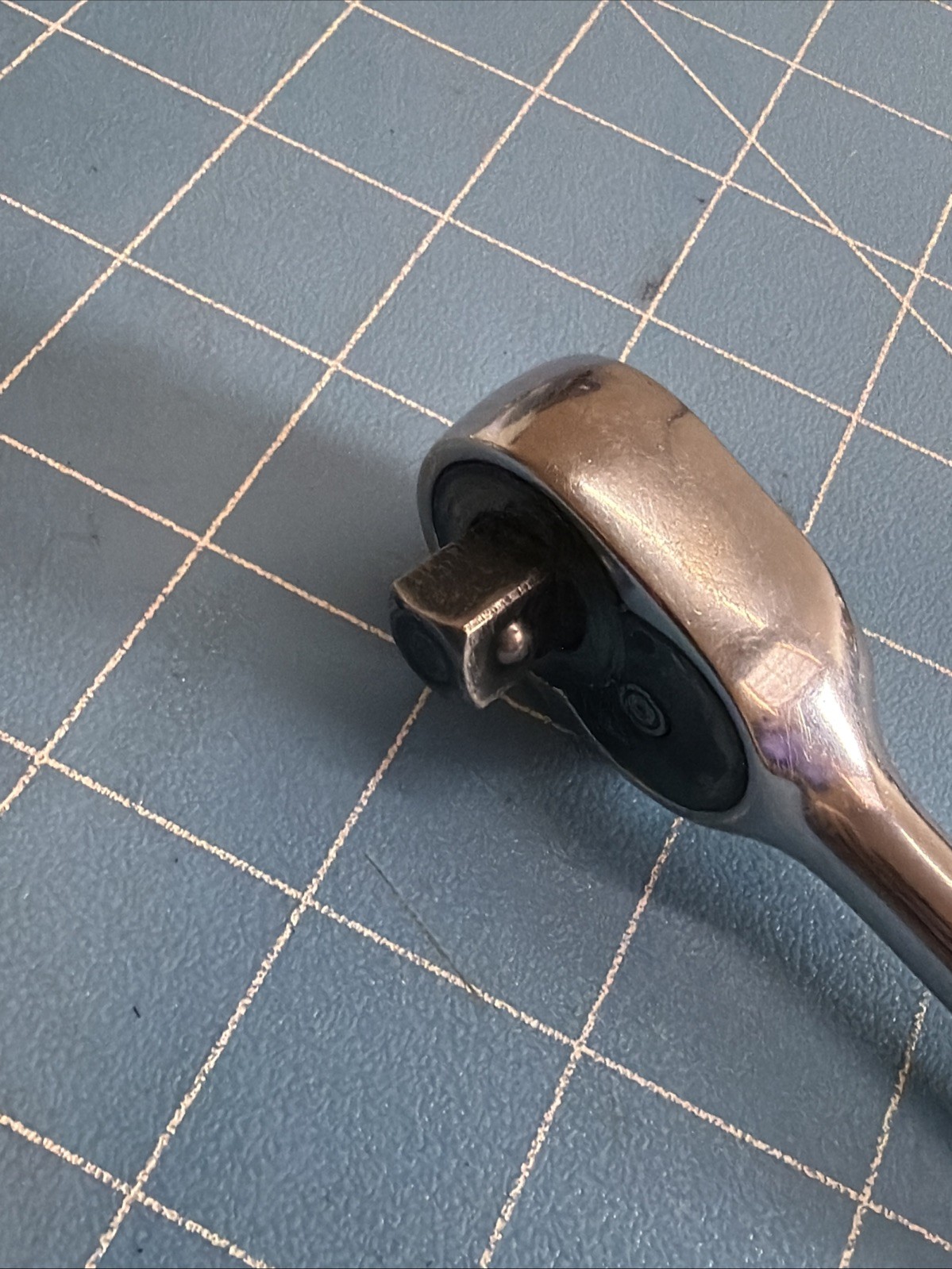 🇺🇸 Snap On Tools USA 3/8″ DR Ratchet Socket Wrench Mini 4″ Long Short Stubby