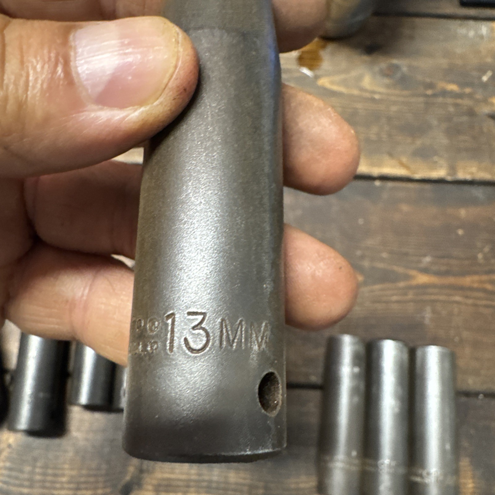Proto Professional Deep Impact Socket 1/2 Drive Set 10mm-17mm Used