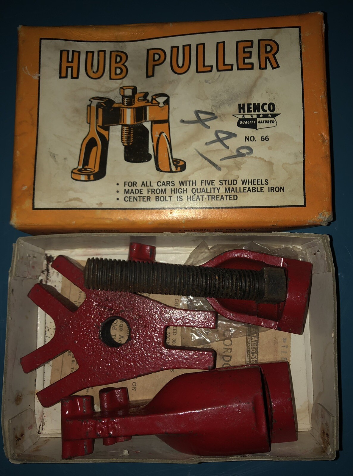 Henco Hub Puller No 66, Vintage