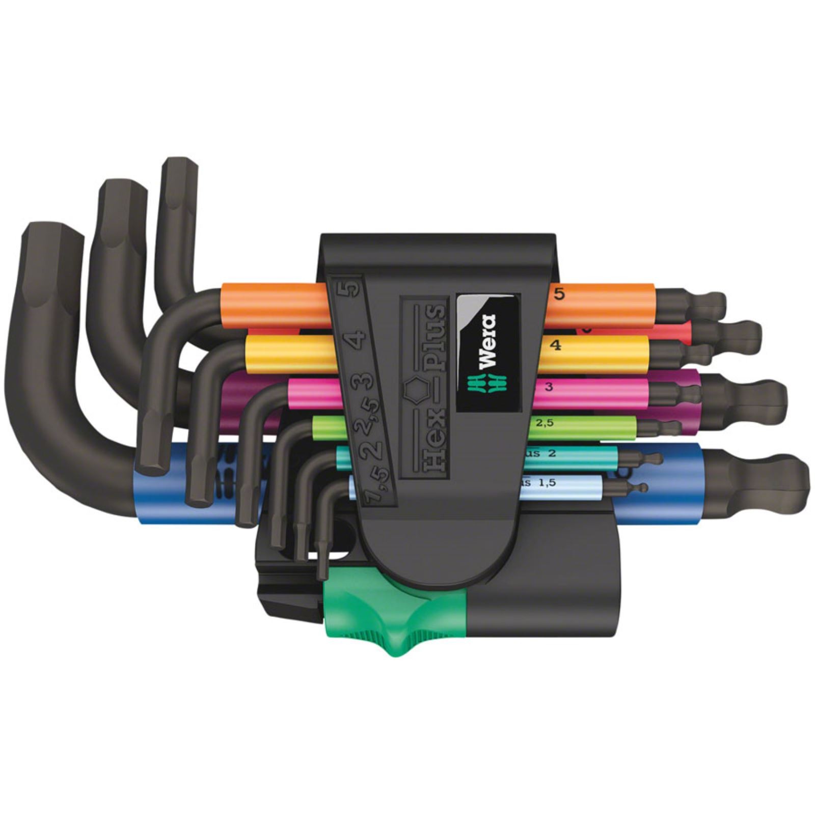 Wera 950 SPKS Short Hex Wrench Set Short Arm Metric – 9-Pieces 05133164001