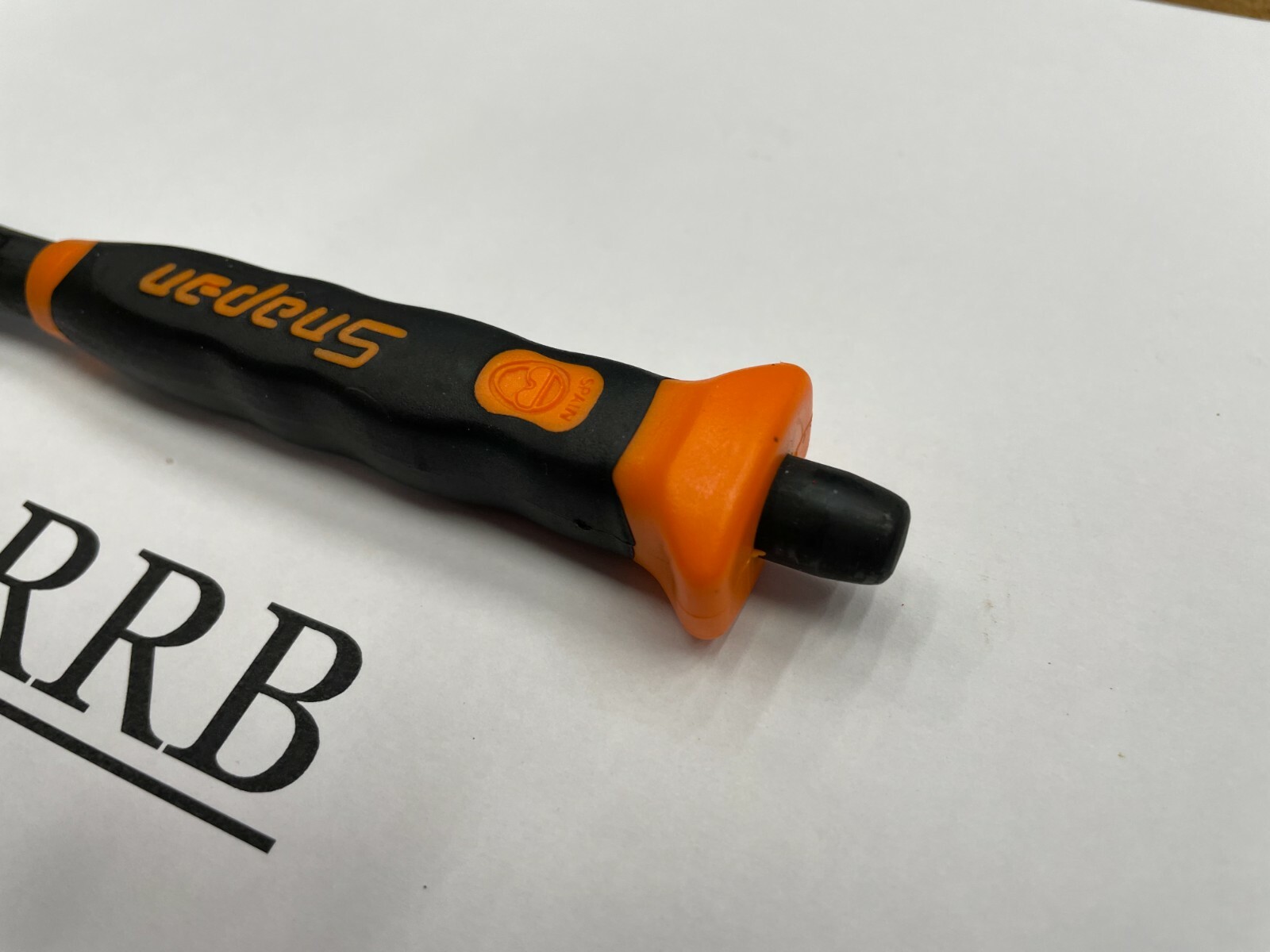 Snap-on Tools SPAIN NEW ORANGE Soft Grip 1/2″ Flat Edge Chisel PCSG816O