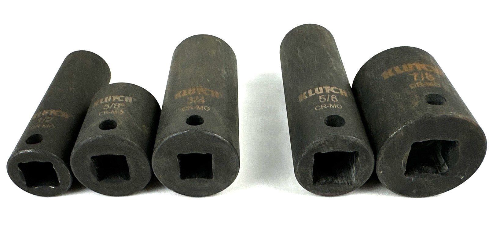 Vintage Klutch Impact Sockets, Chrome Molybdenum + 1 Expert by Mac, Free Ship