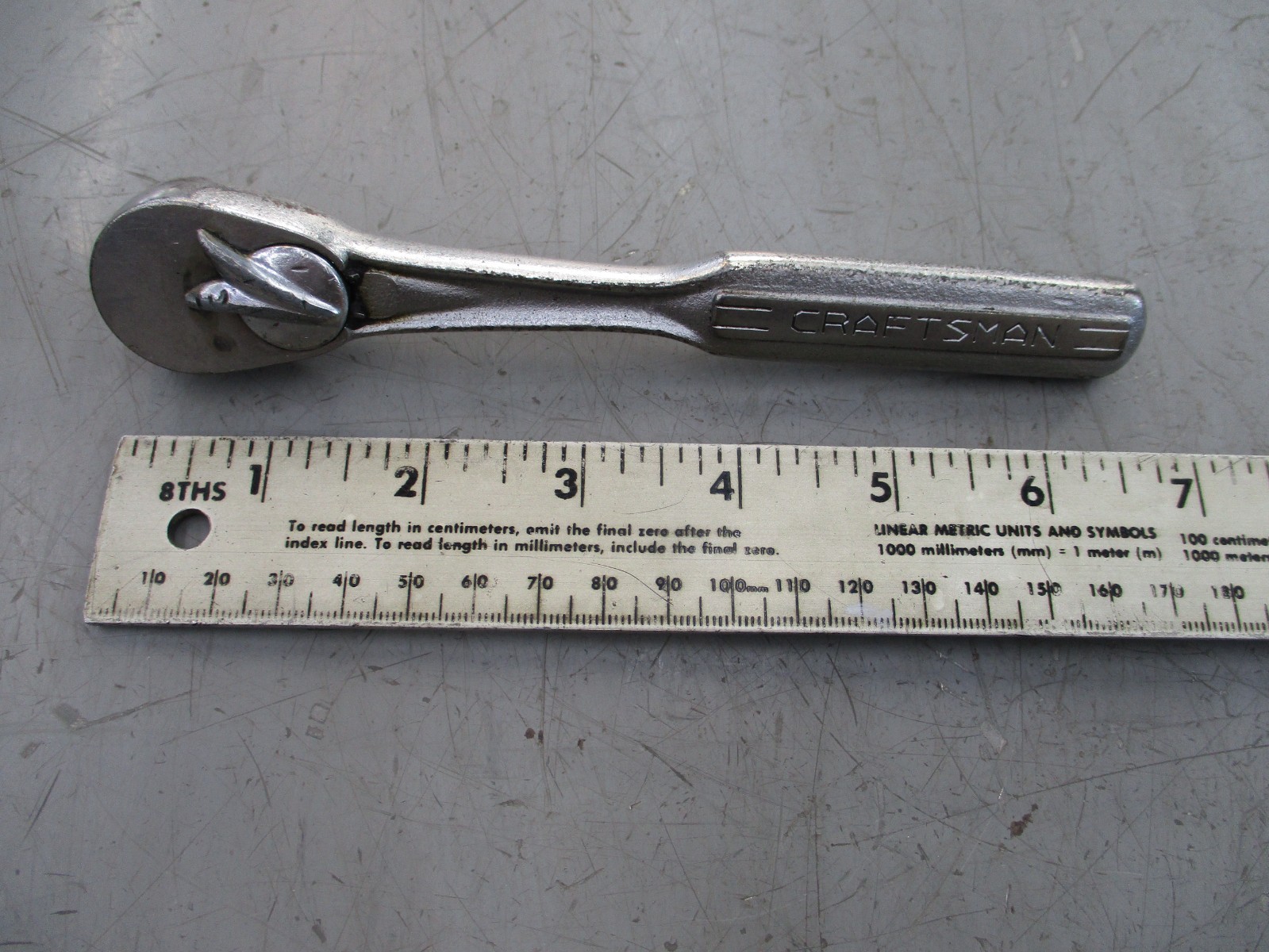 CRAFTSMAN FLYING V 3/8 RATCHET USA OILER OIL PORT