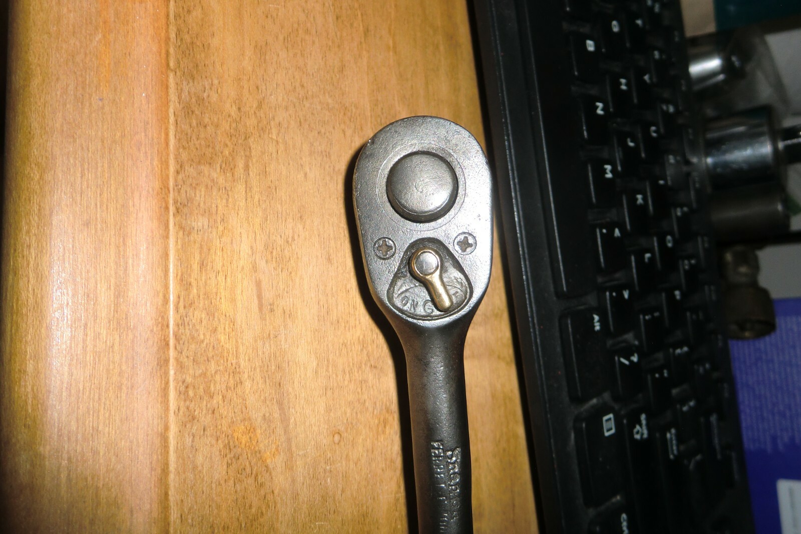 Snap-on Tool 3/8″ Drive FERRET RATCHET F-70N year mark G(Government) WWII Era